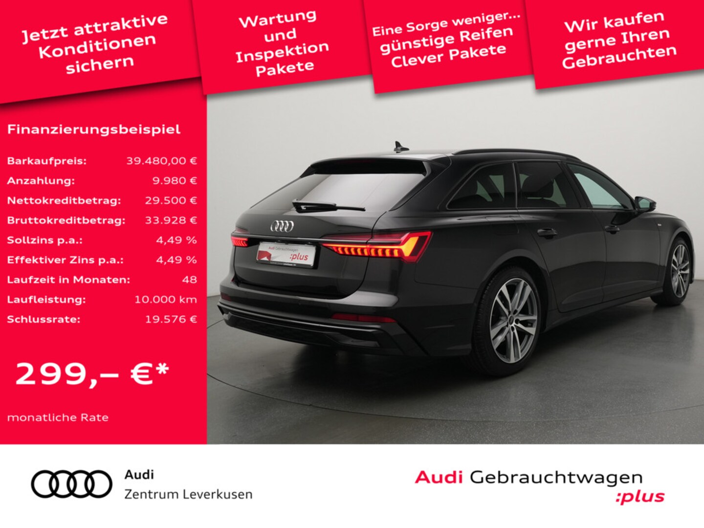 Bild über Audi A6 Avant S line 40 TDI S tronic - für weitere Informationen kontaktieren Sie den Audi Partner