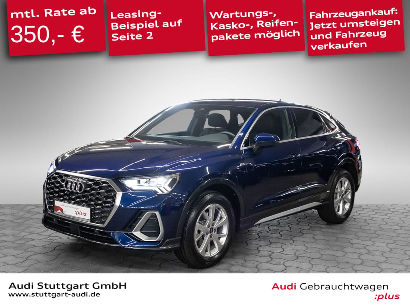 Bild über Audi Q3 Sportback S line 35 TFSI S tronic - für weitere Informationen kontaktieren Sie den Audi Partner