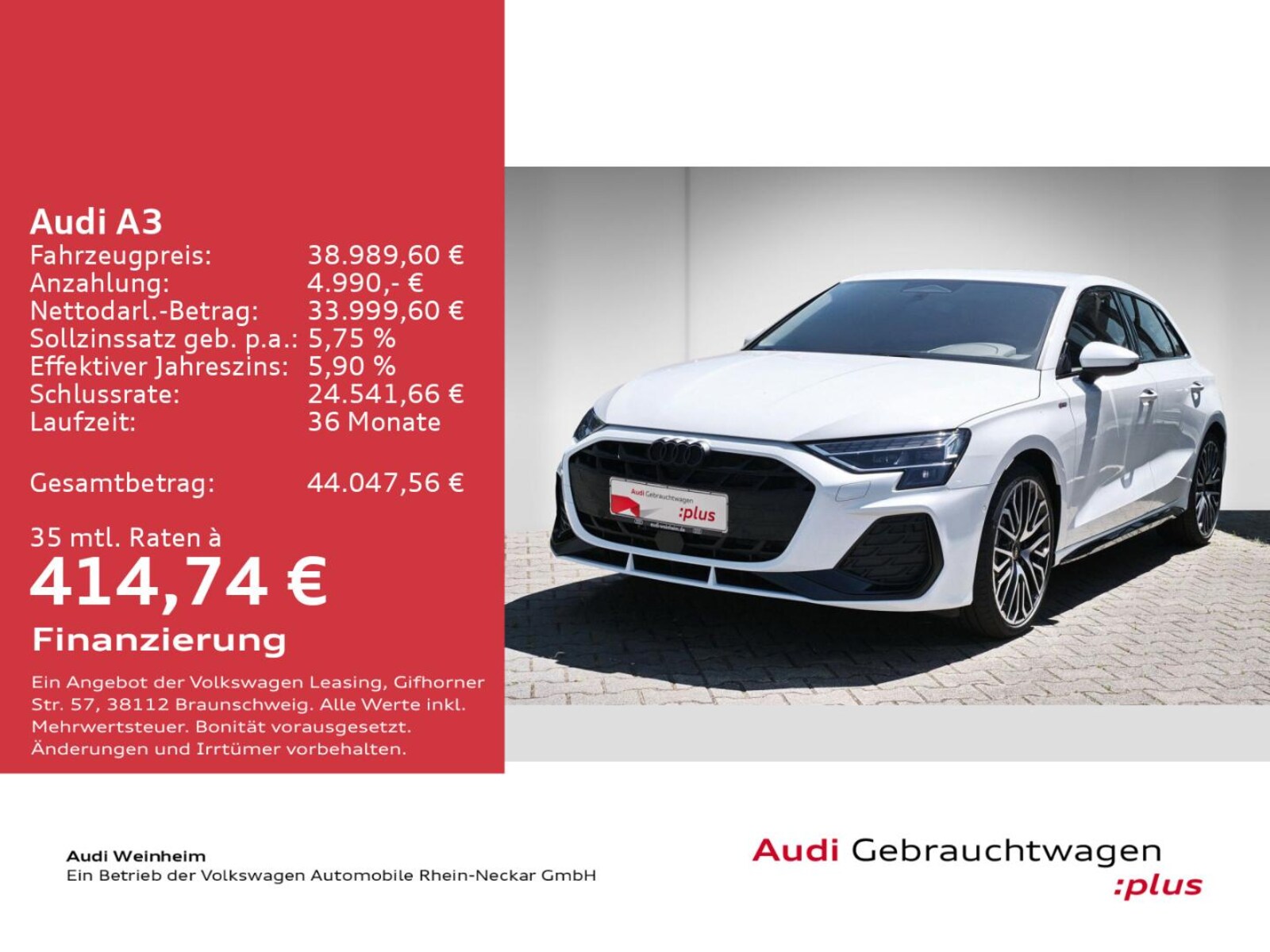 Audi A3 Sportback – Bild 2