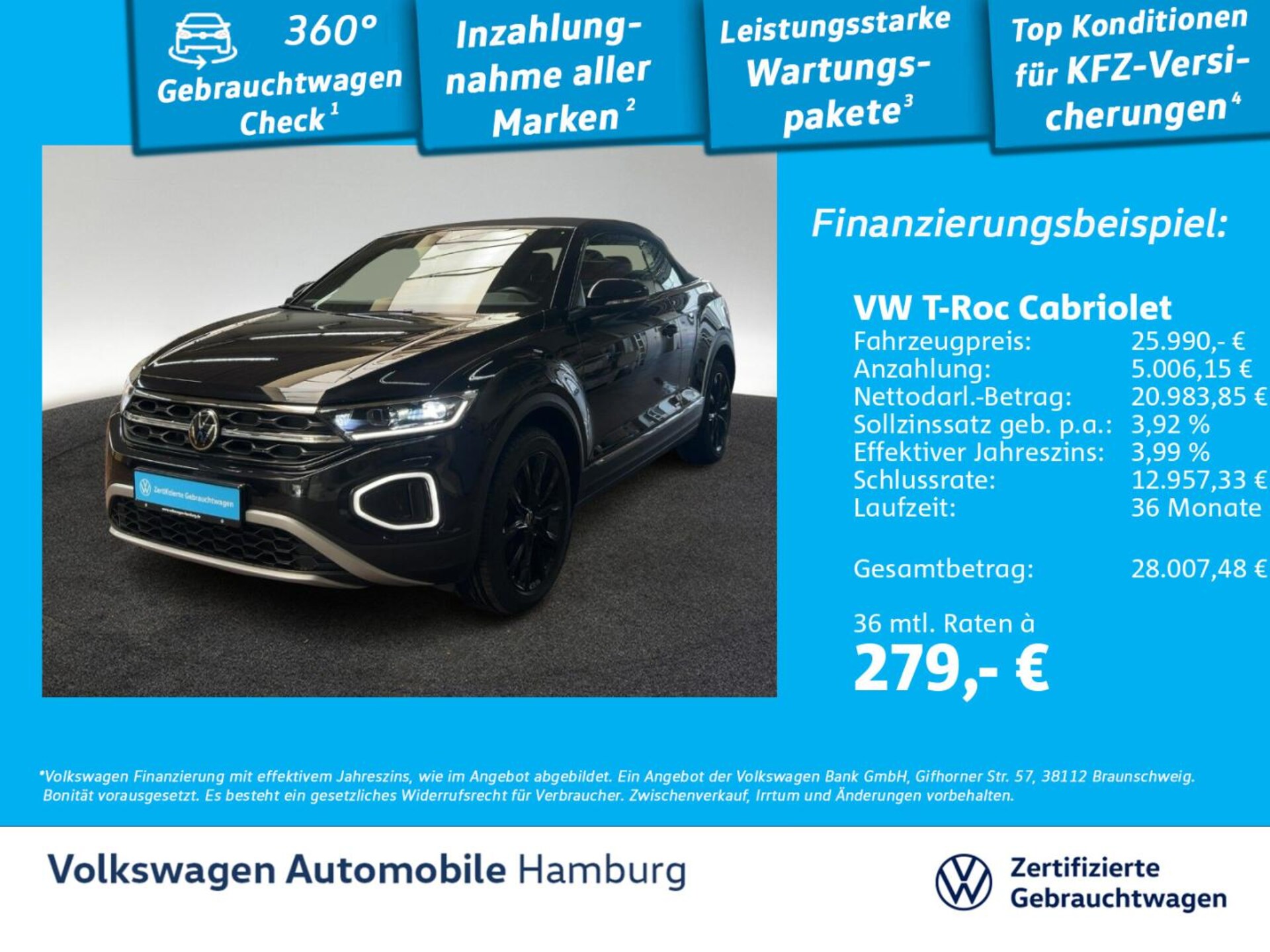 Volkswagen T-Roc Cabriolet Style