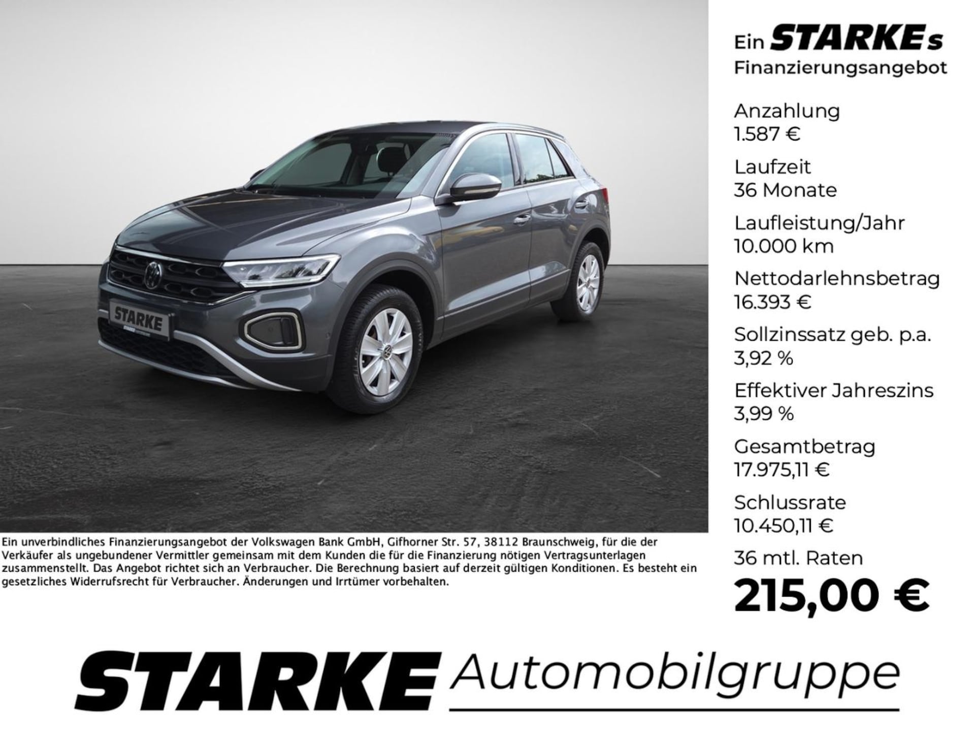 Volkswagen T-Roc Basis-Modell