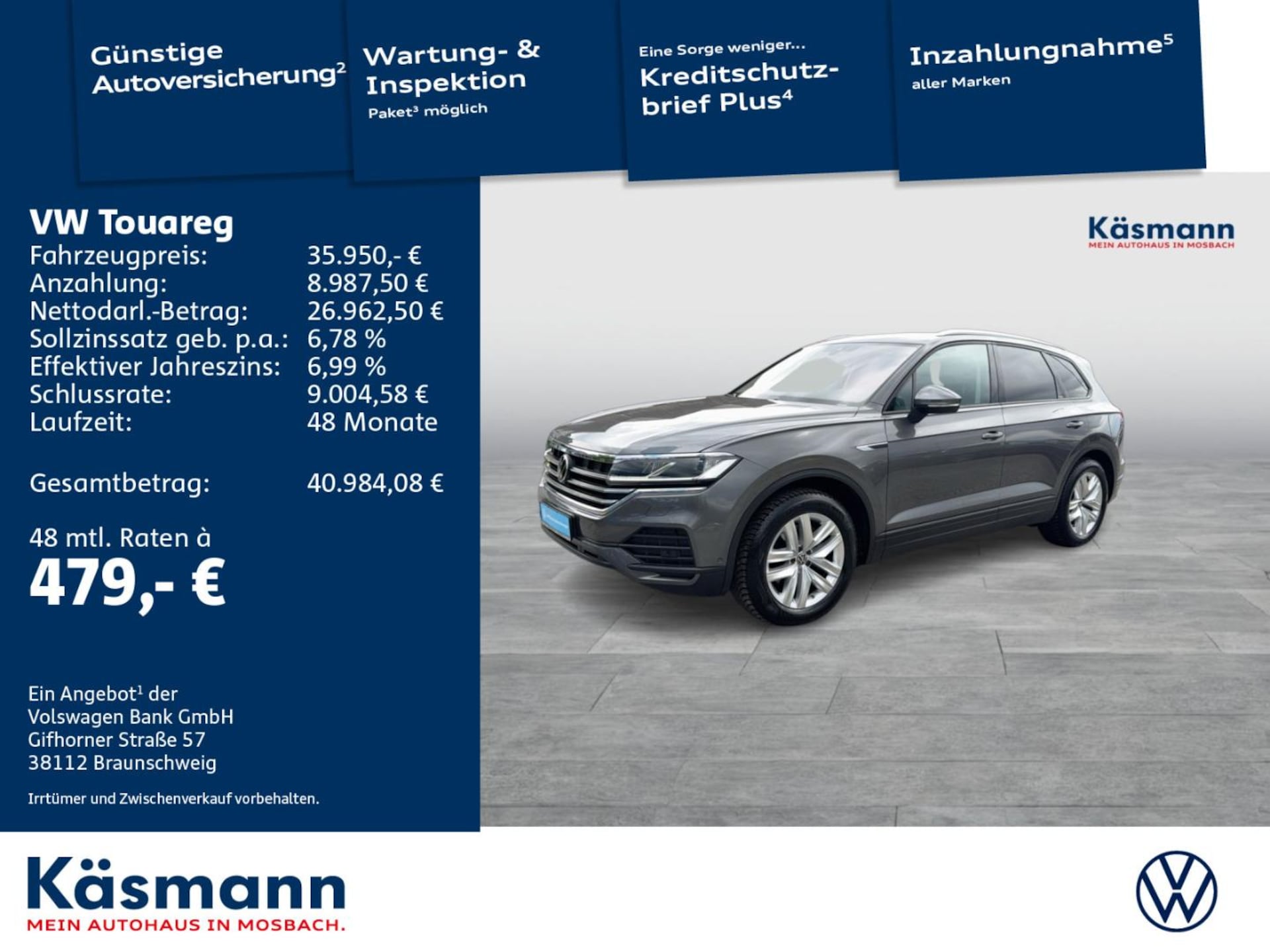 Volkswagen Touareg Basis-Modell