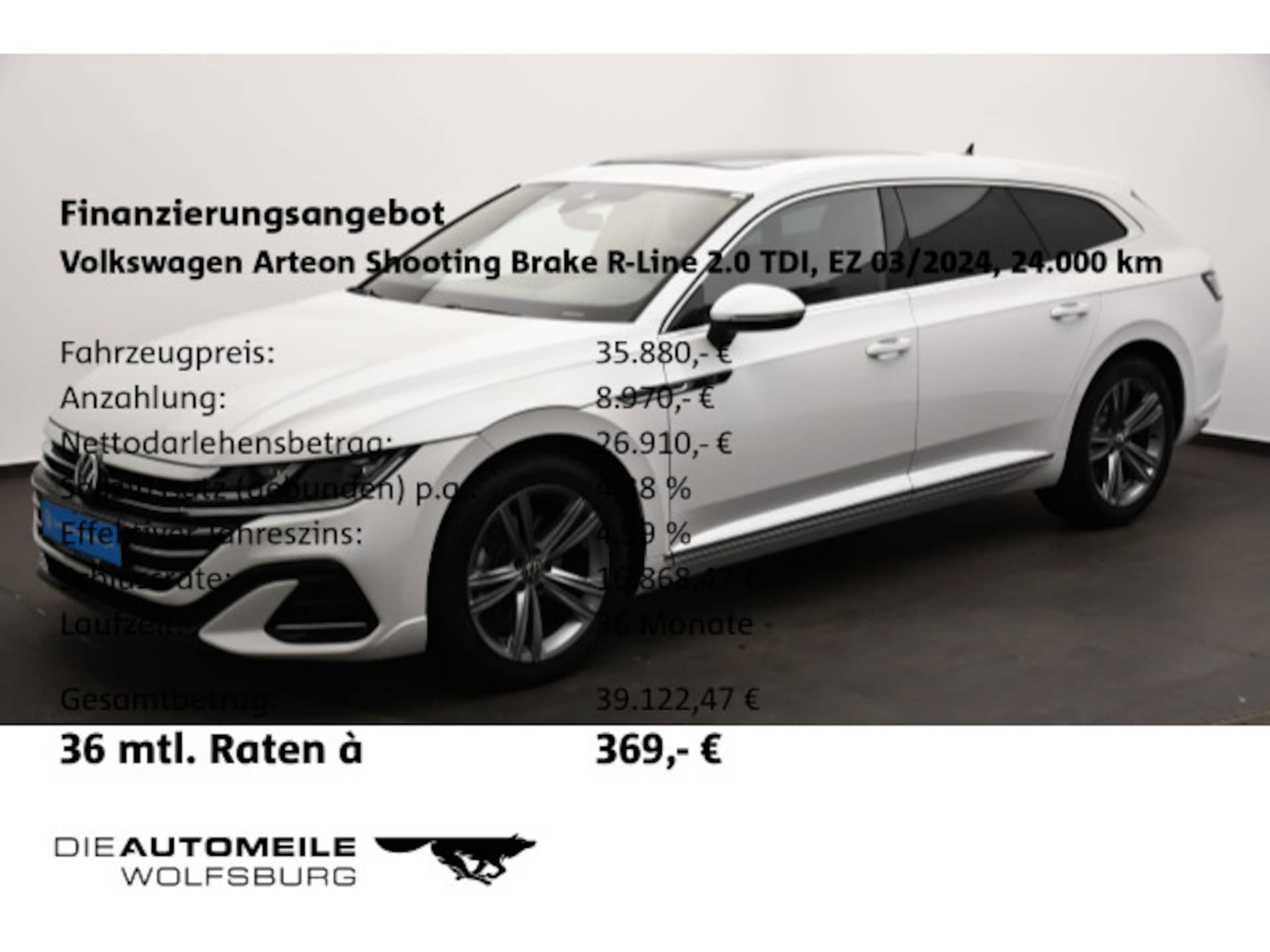 Volkswagen Arteon Shooting Brake R-Line