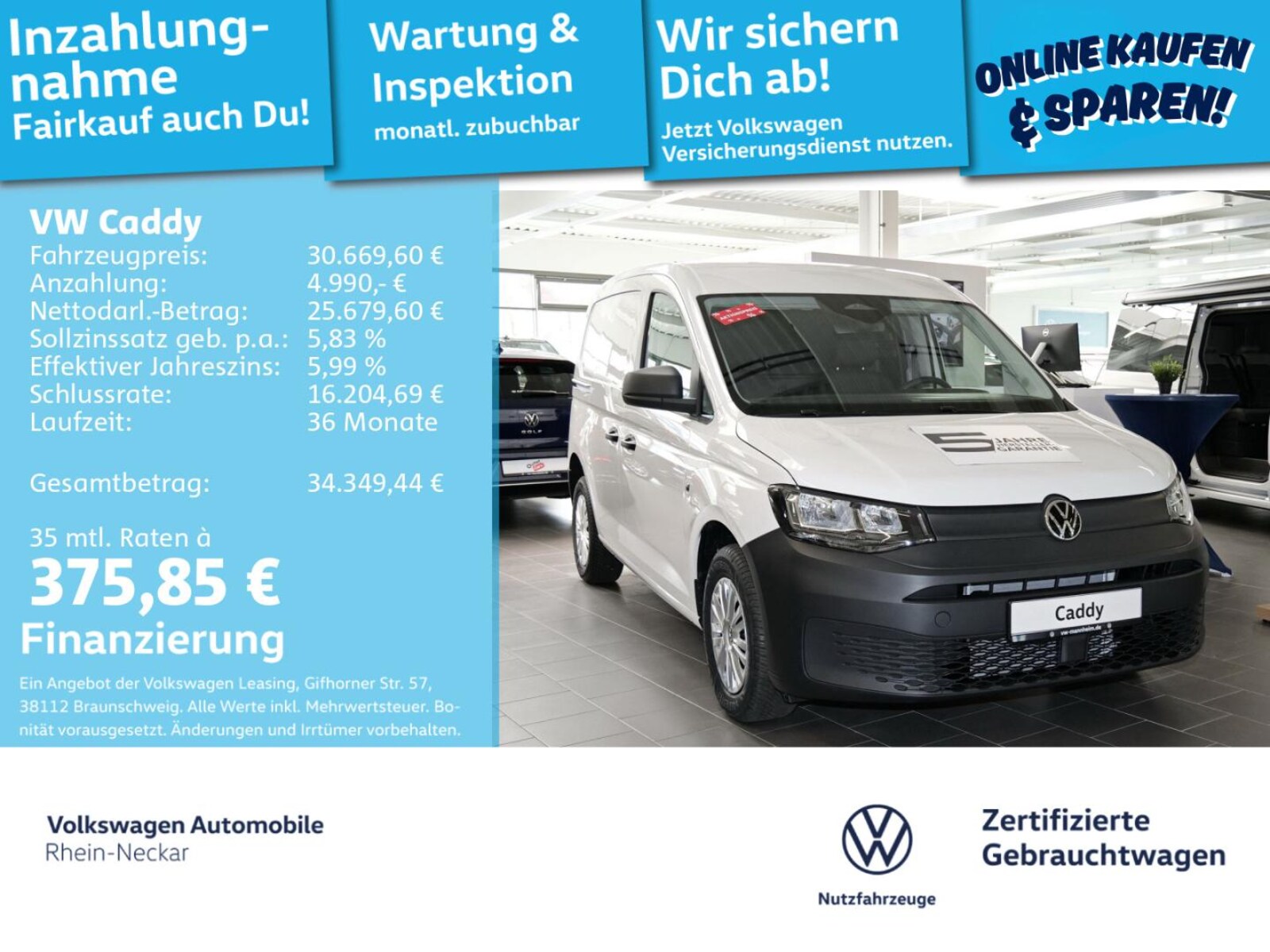 Volkswagen Caddy Cargo – Bild 2
