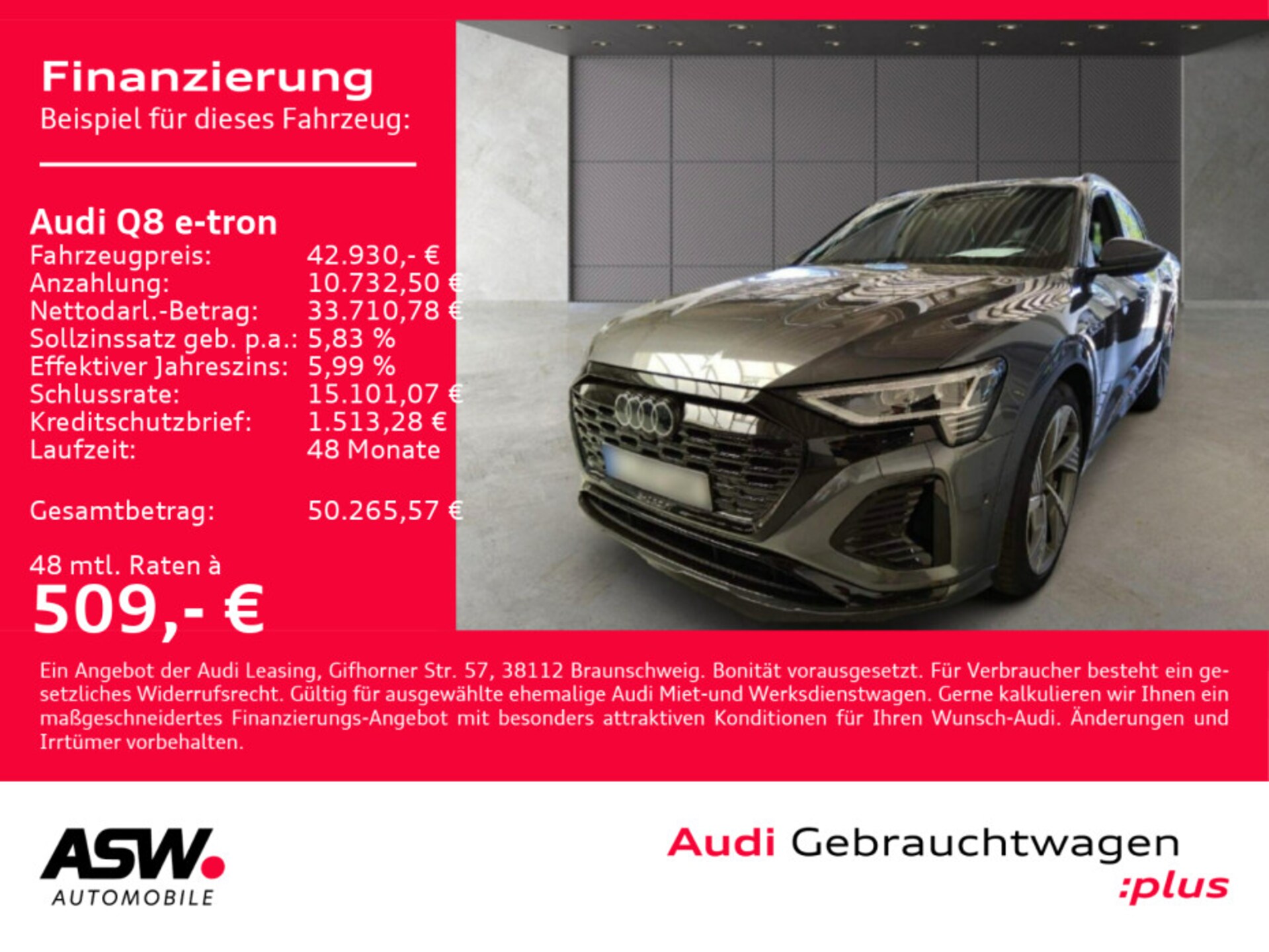 Audi Q8 e-tron S line
