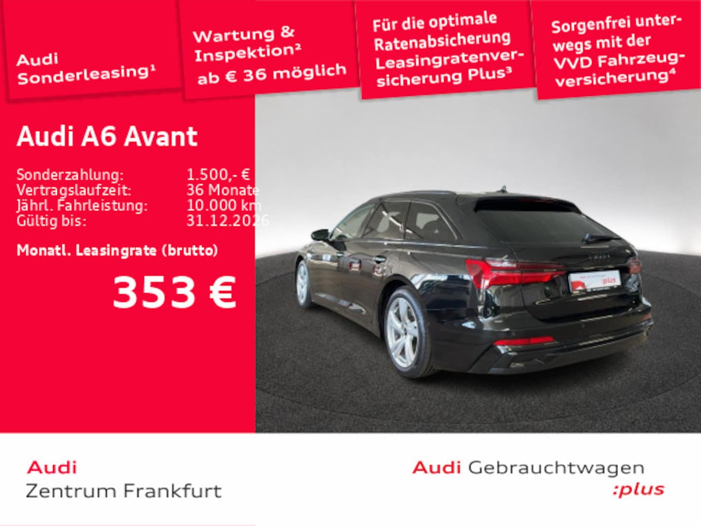 Bild über Audi A6 Avant TFSI e S line 50 TFSI e quattro S tronic - für weitere Informationen kontaktieren Sie den Audi Partner