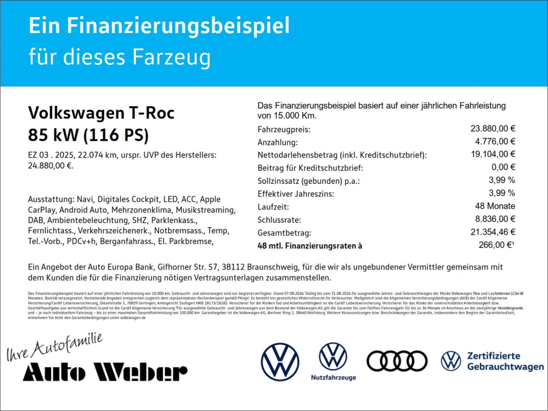 Volkswagen T-Roc Life
