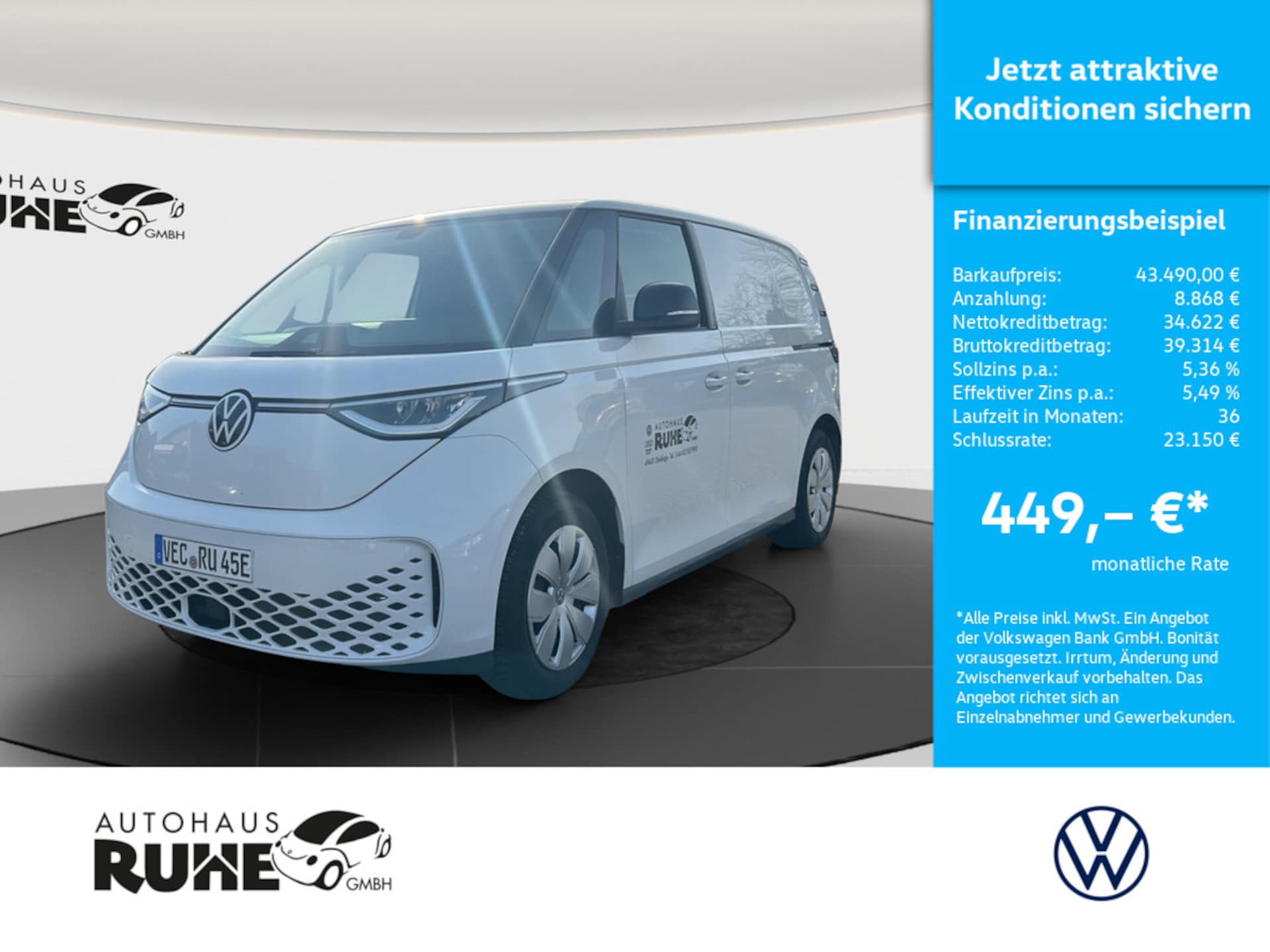 Volkswagen ID. Buzz Cargo Basis-Modell