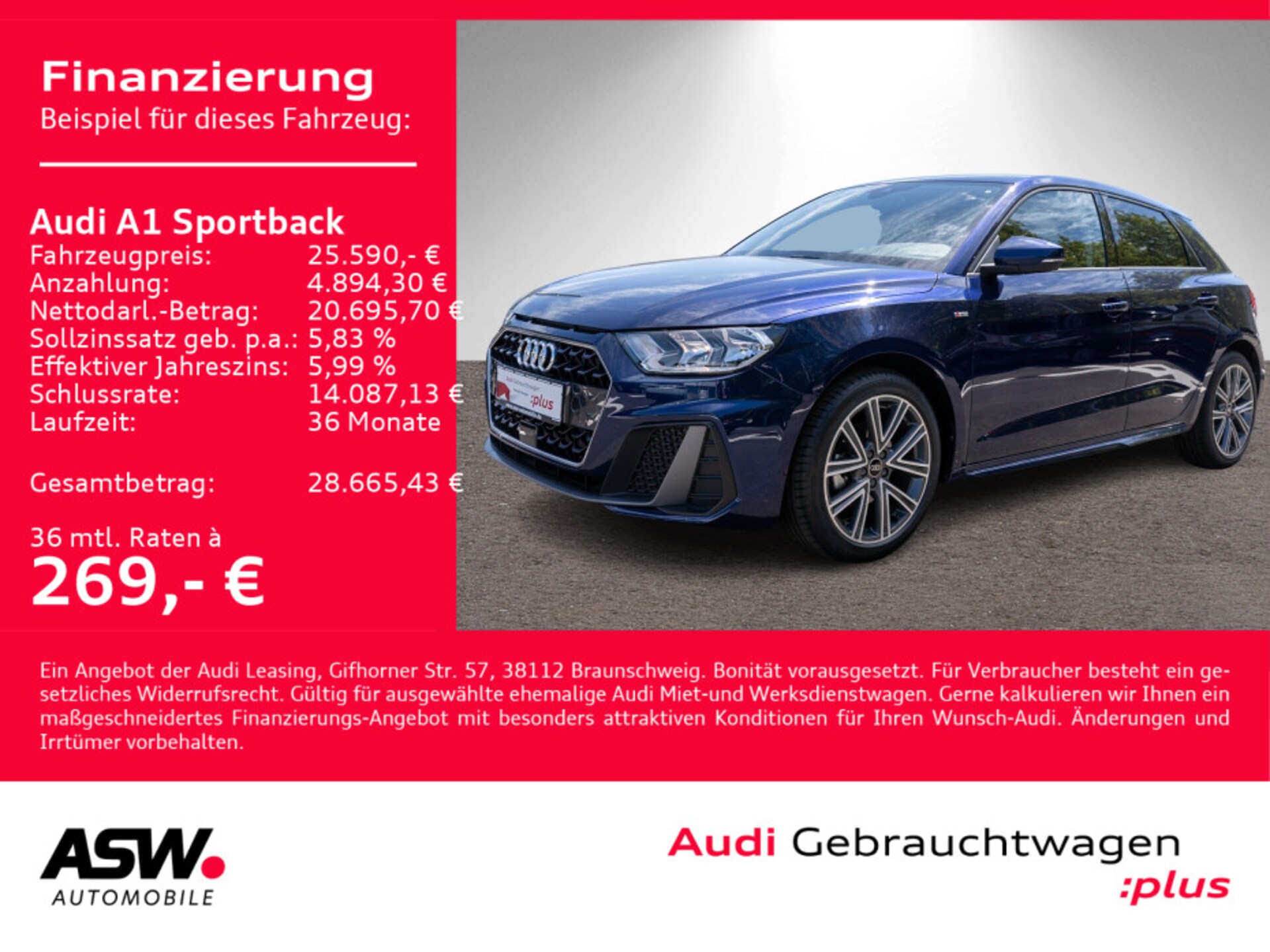 Audi A1 Sportback S line