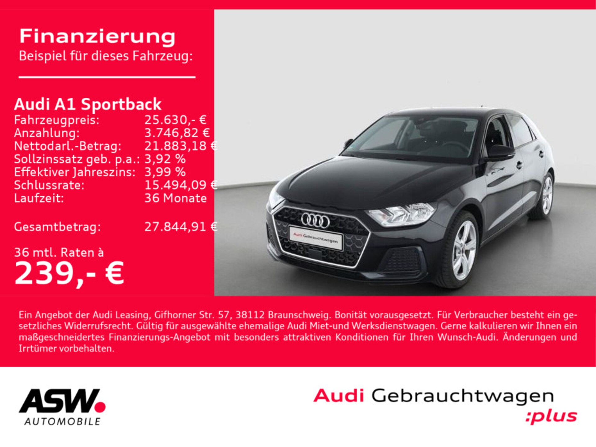 Audi A1 Sportback Advanced