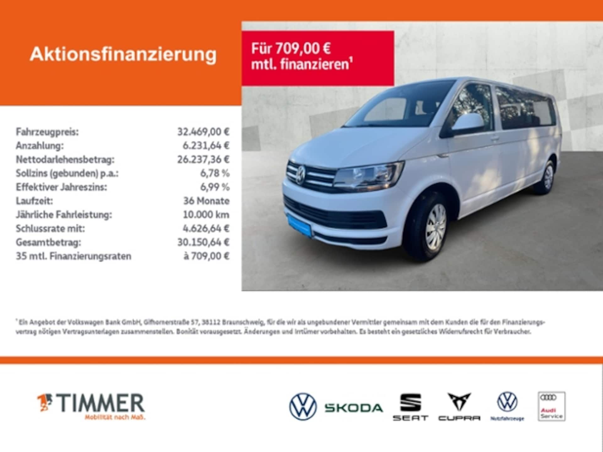 Volkswagen T6 Caravelle langer Radstand Comfortline