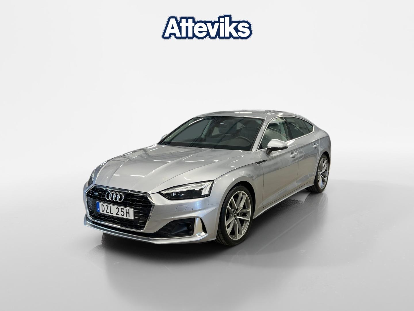 Bild som visar&nbsp;Audi A5 Sportback&nbsp;A5 Sportback 45 TFSI quattro Proline advanced 265 hk S tronic - för mer information kontakta din Audi Partner