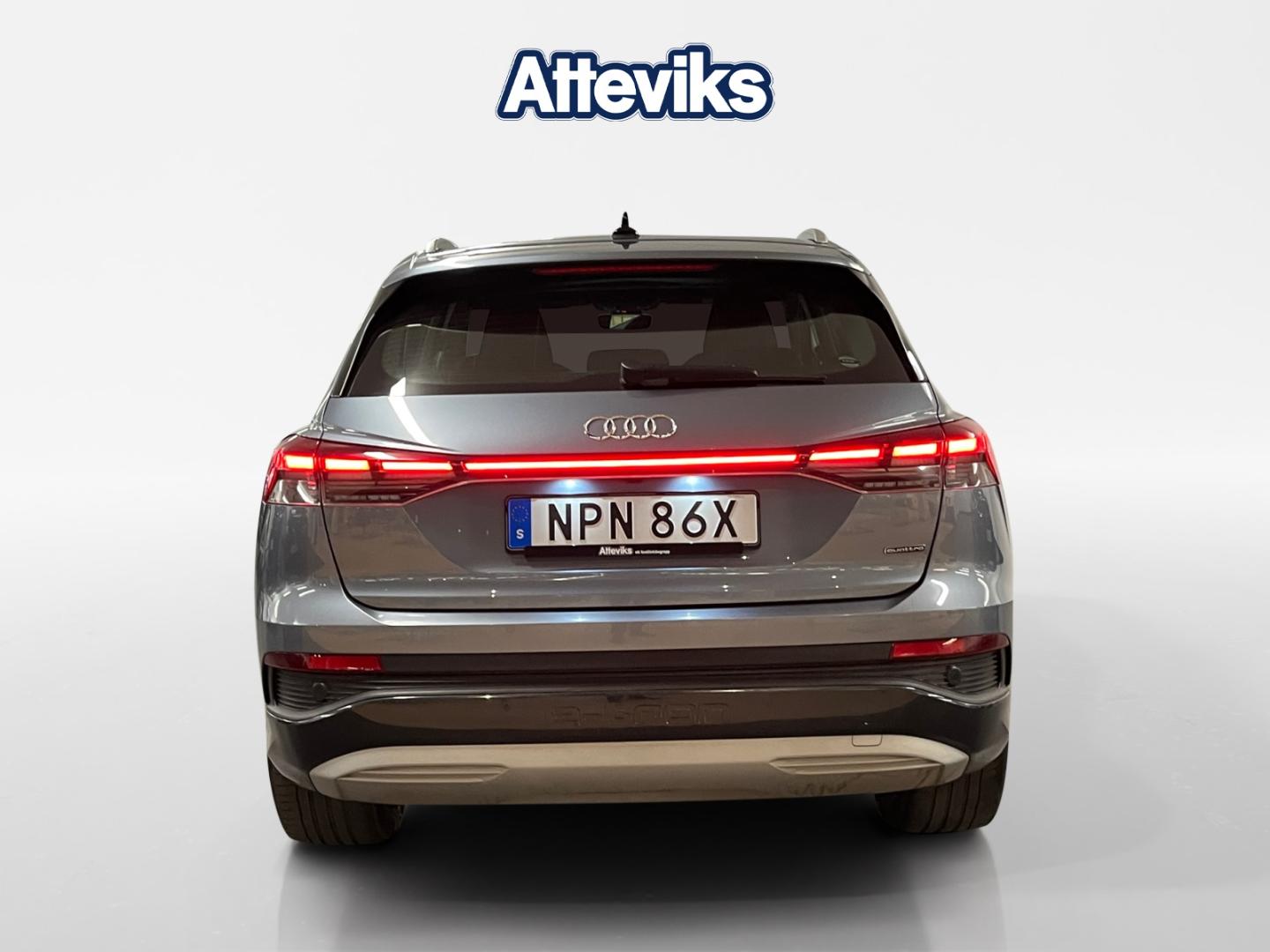 Bild som visar&nbsp;Audi Q4 e-tron&nbsp;Q4 45 e-tron quattro Proline 195,00 kW - för mer information kontakta din Audi Partner