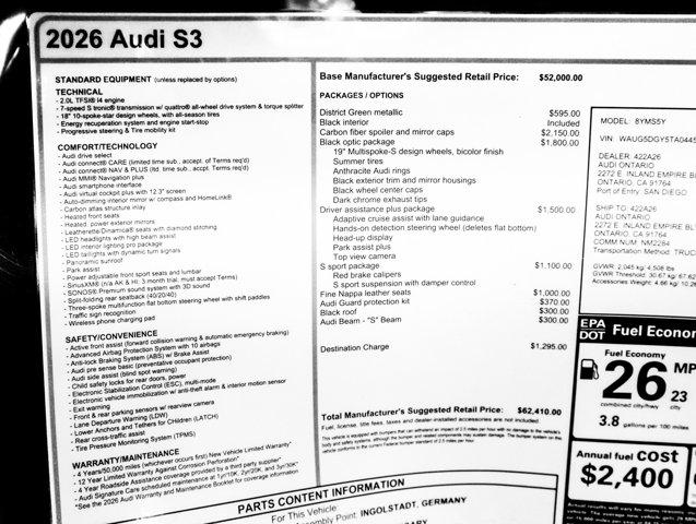 2026 Audi S3 Base - Photo 35