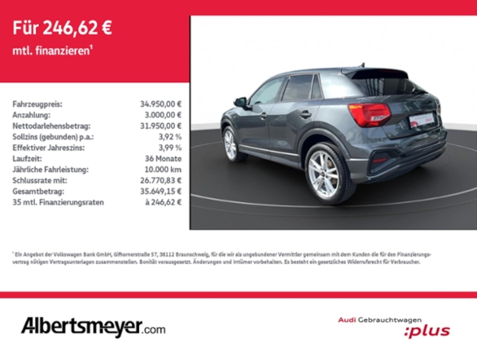 Audi Q2 S line