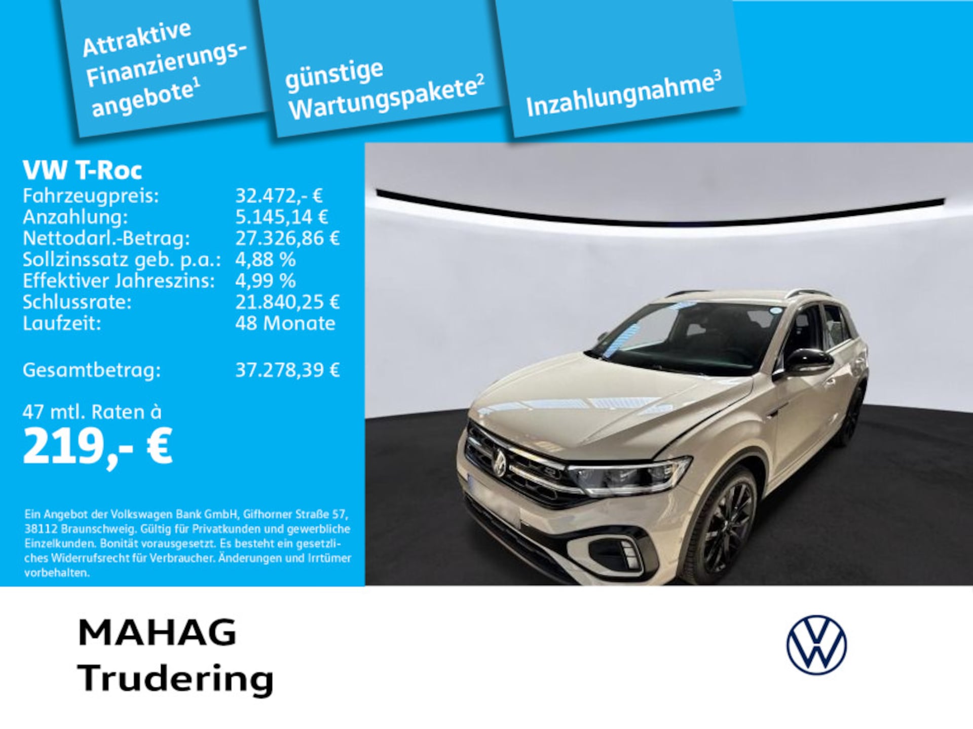 Volkswagen T-Roc R-Line