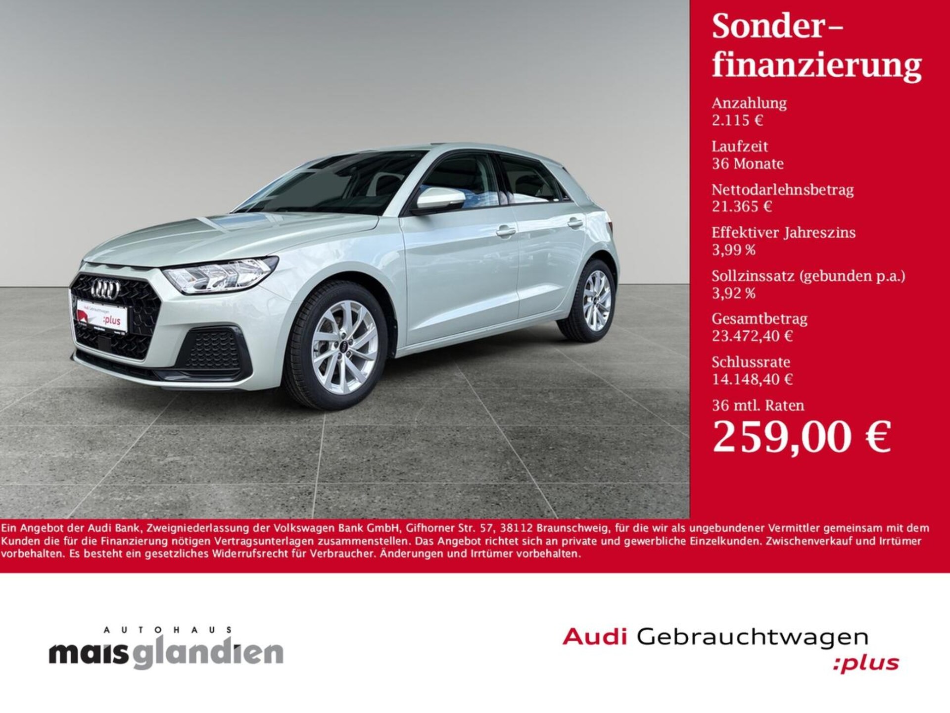 Audi A1 Sportback Advanced