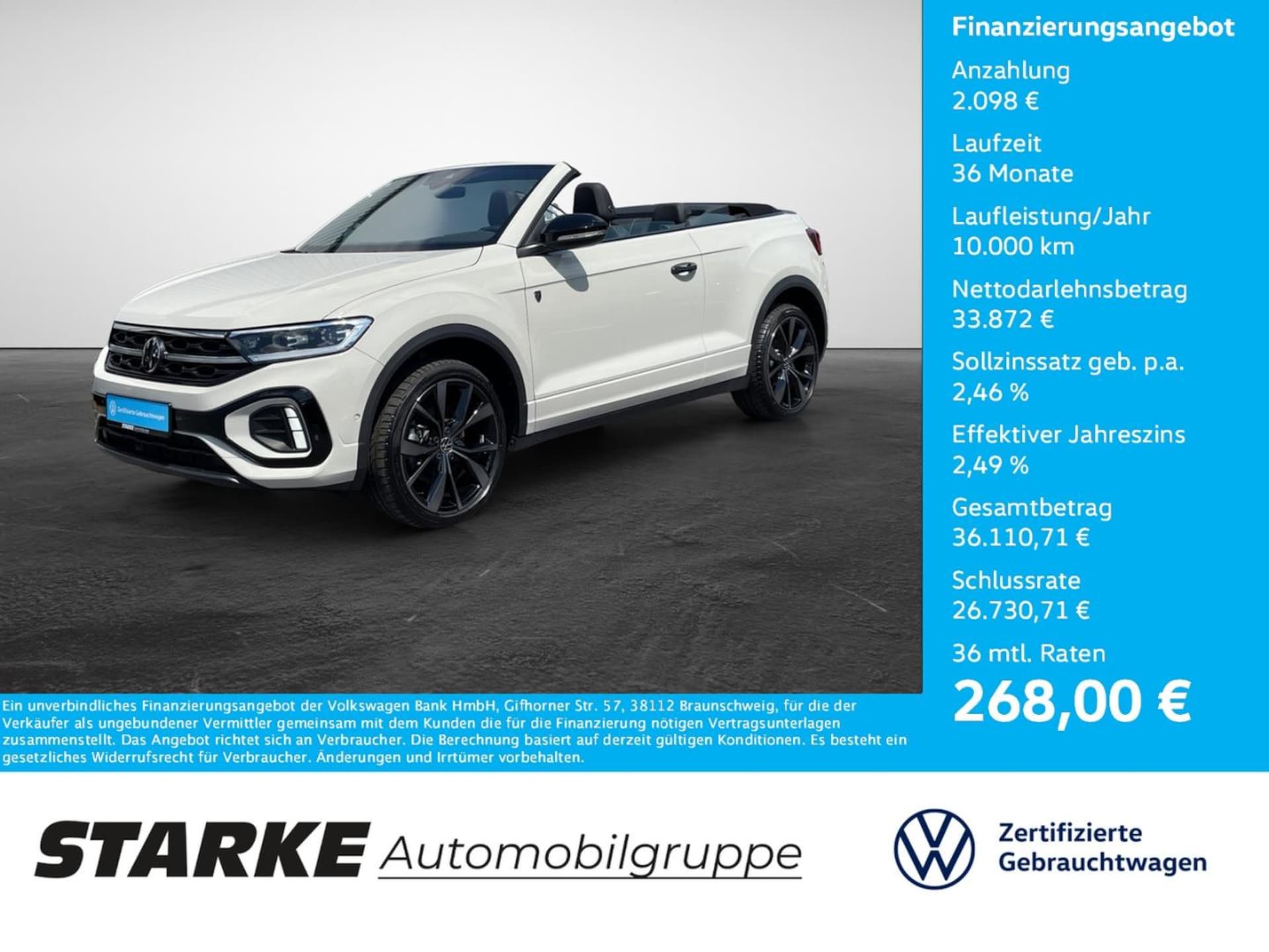 Volkswagen T-Roc Cabriolet R-Line