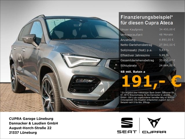 CUPRA Ateca 2.0 TSI 4Drive OPF Alu LED Navi ACC Beats Full Link Sitzh. (U-15950)