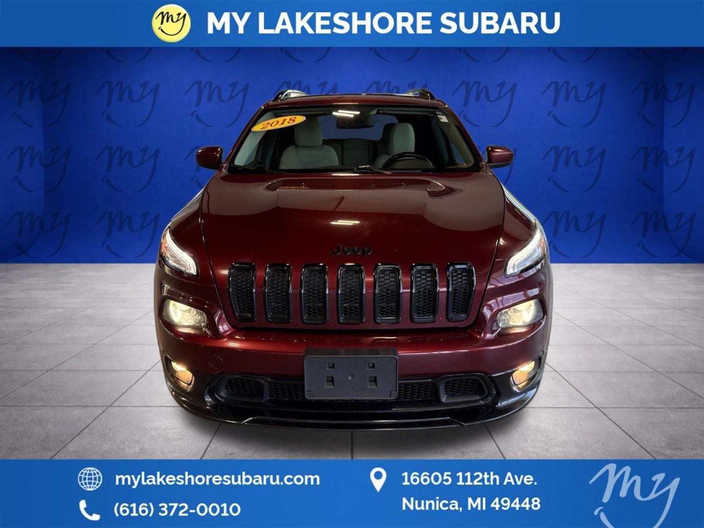 Used 2018 Jeep Cherokee Tech Connect with VIN 1C4PJMCX0JD610714 for sale in Muskegon, MI