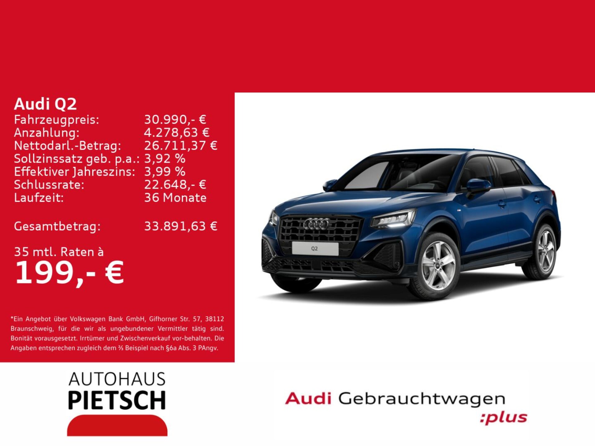 Audi Q2 S line