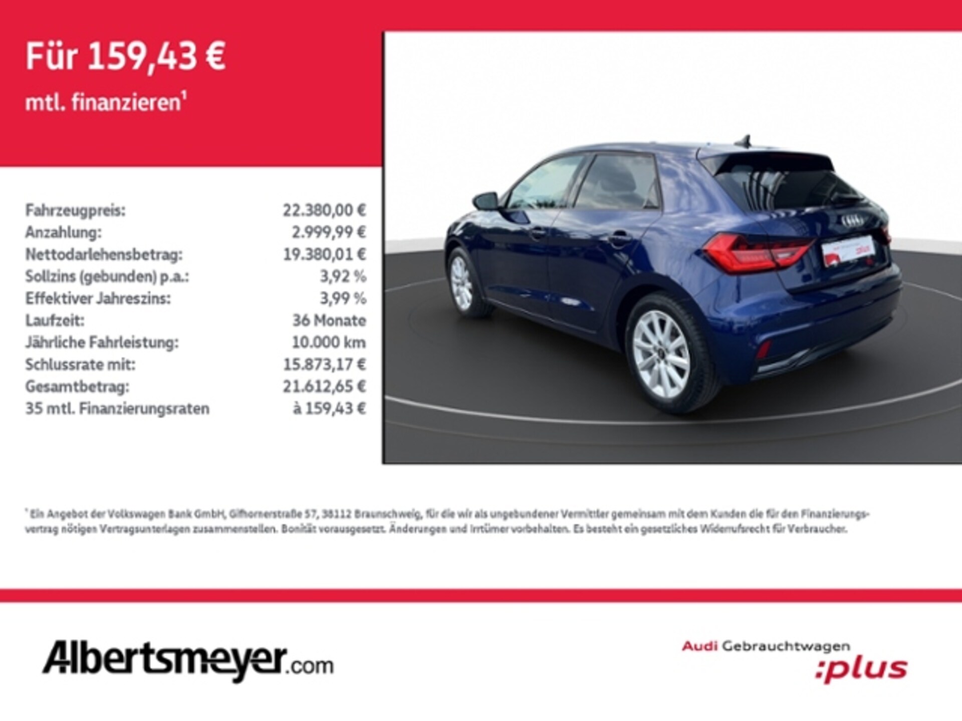 Audi A1 Sportback Advanced