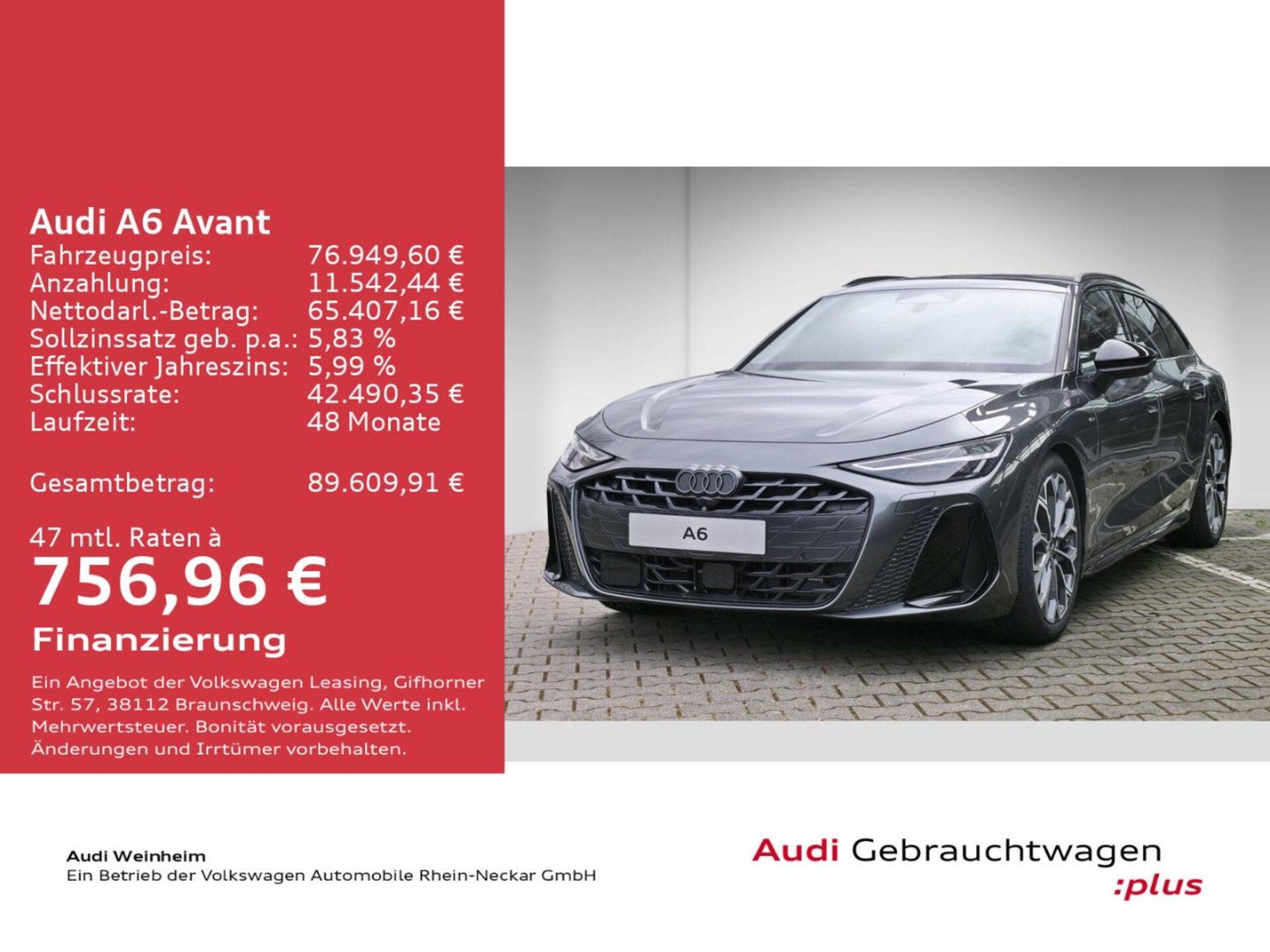 Audi A6 Avant e-hybrid