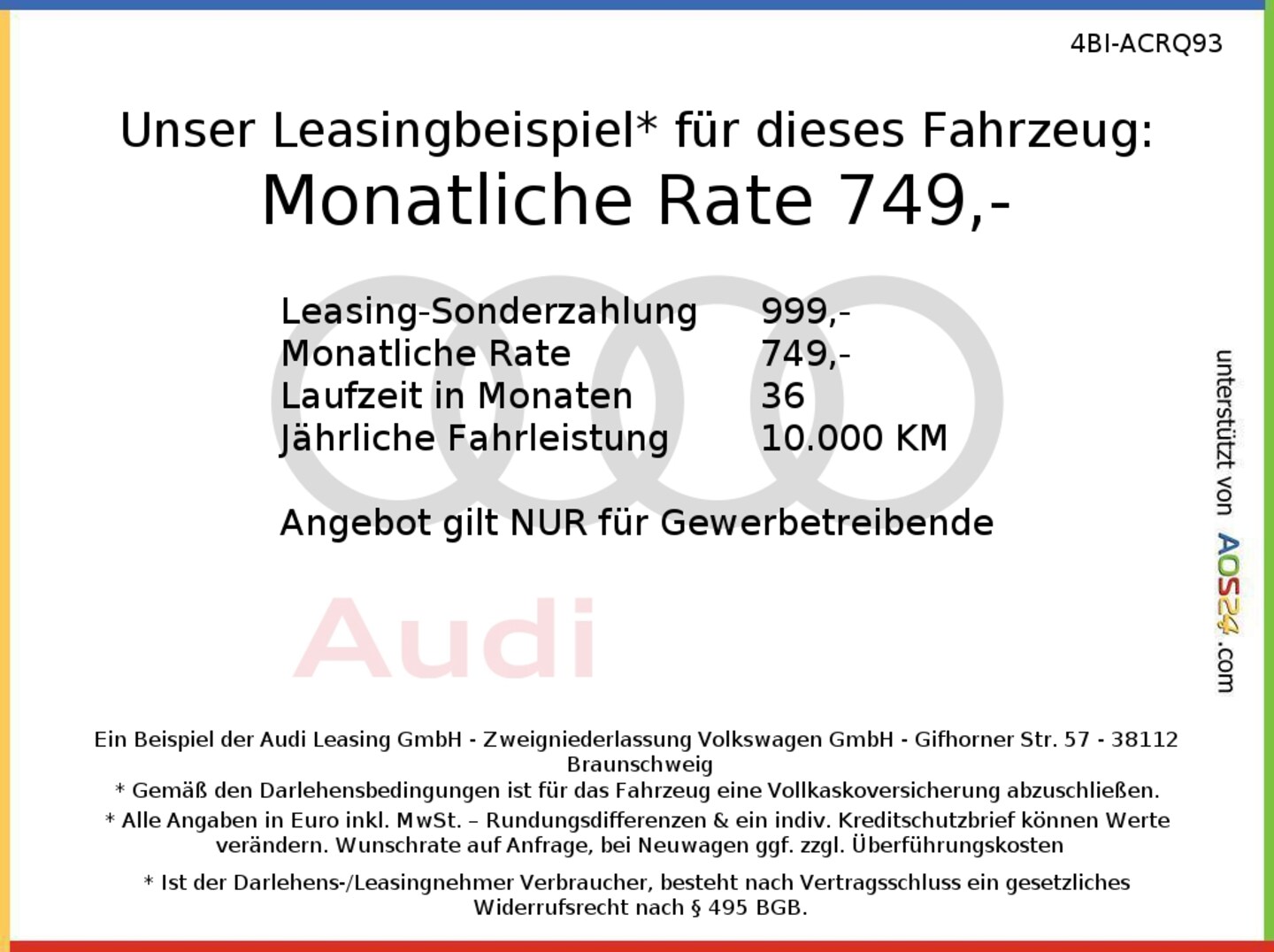Bild über Audi A5 Avant e-hybrid e-hybrid quattro 220 kW S tronic - für weitere Informationen kontaktieren Sie den Audi Partner