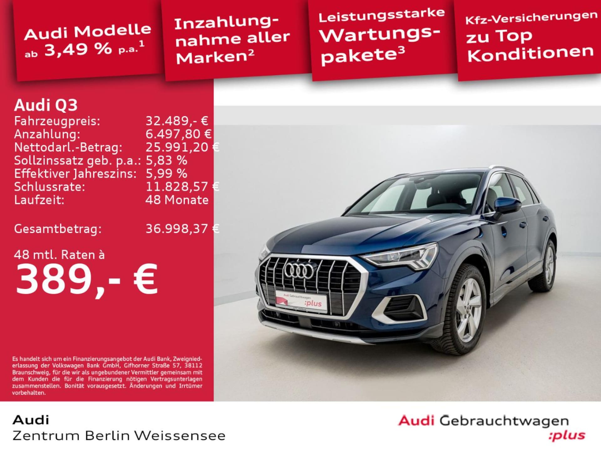 Audi Q3 SUV advanced