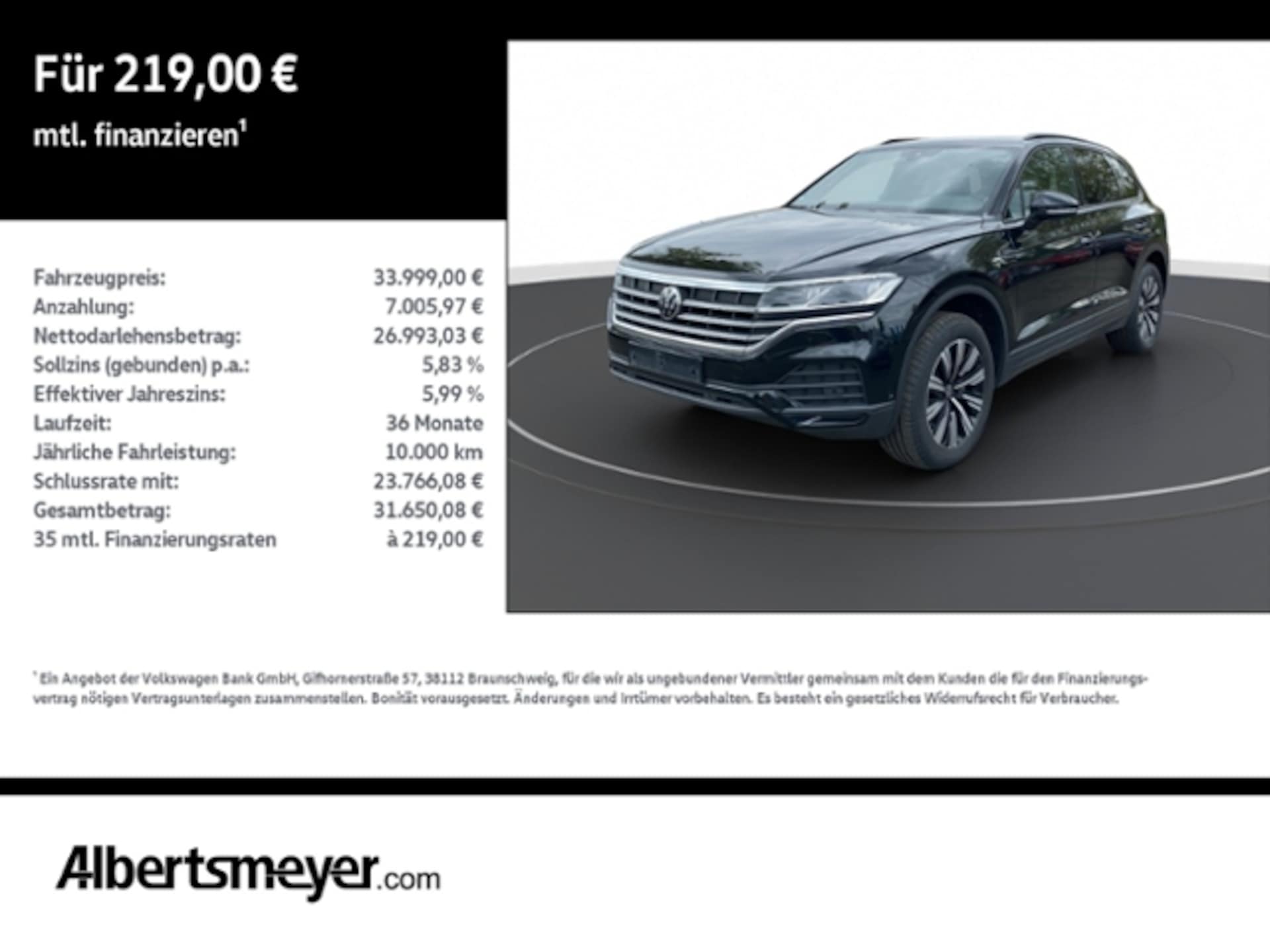 Volkswagen Touareg Basis-Modell