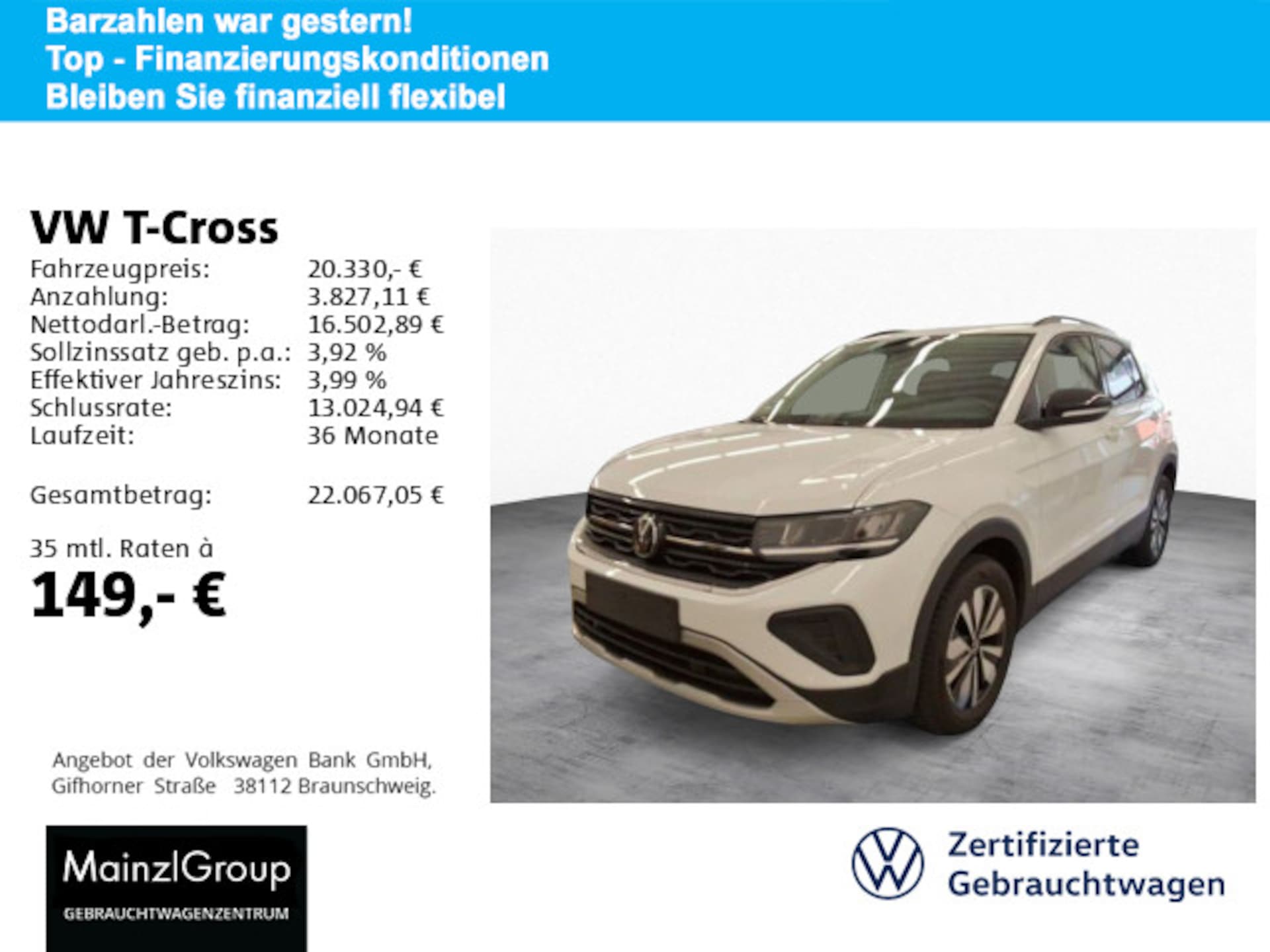 Volkswagen T-Cross Life