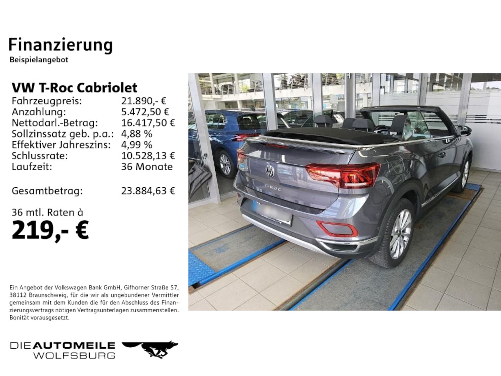 Volkswagen T-Roc Cabriolet Style