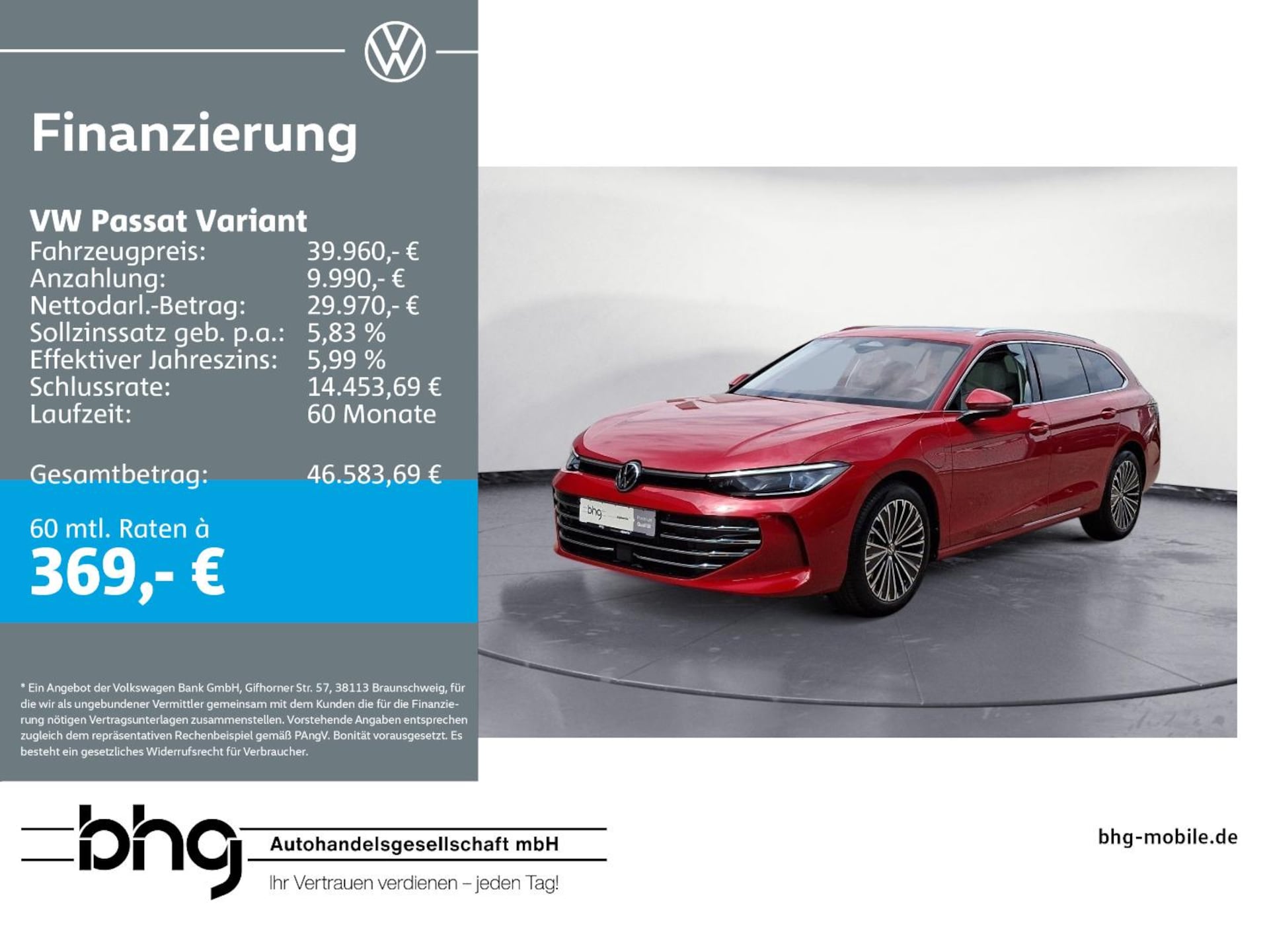 Volkswagen Passat Elegance