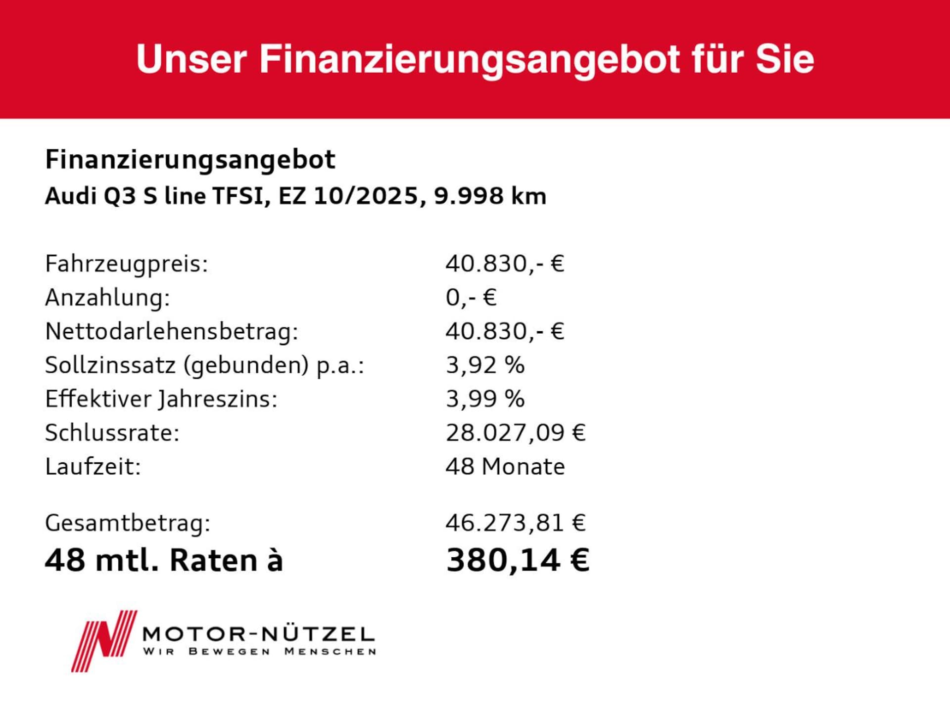 Audi Q3 SUV S line