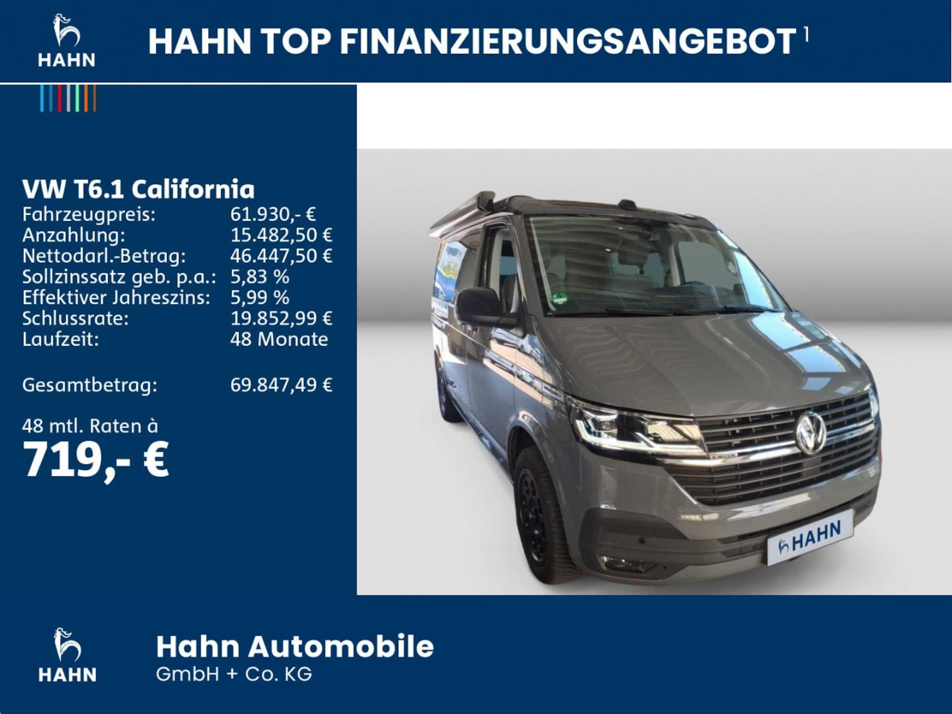 Volkswagen T6.1 California Ocean