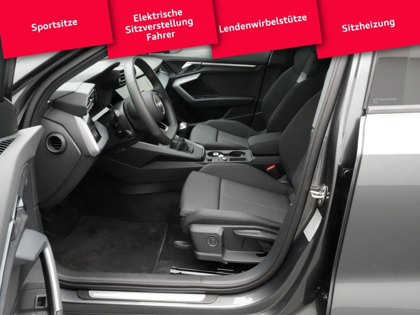 Bild über Audi A3 Sportback S line 30 TDI Schaltgetriebe - für weitere Informationen kontaktieren Sie den Audi Partner