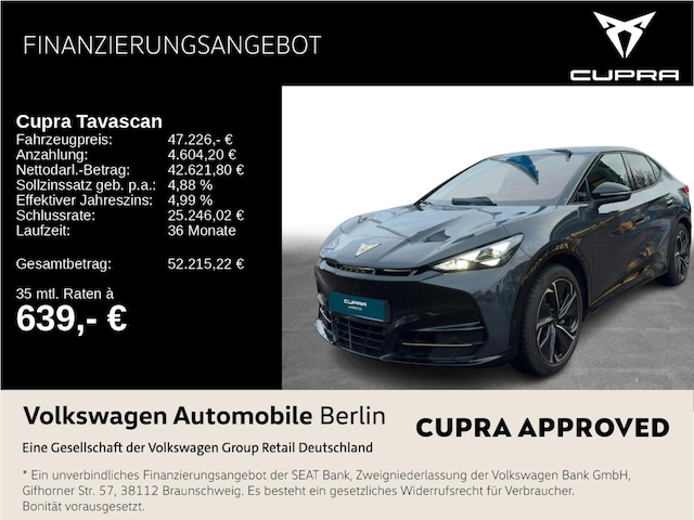 CUPRA Tavascan VZ 250/​82 Pano Navi LED SHZ ACC (110705)