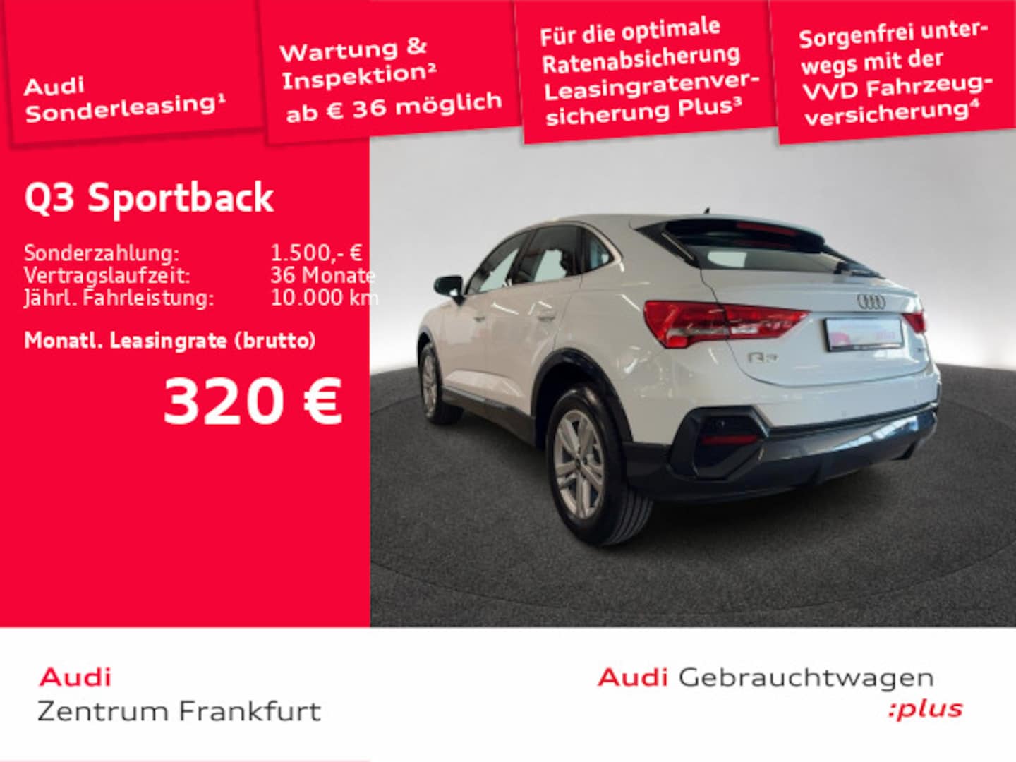 Bild über Audi Q3 Sportback 35 TFSI Schaltgetriebe - für weitere Informationen kontaktieren Sie den Audi Partner