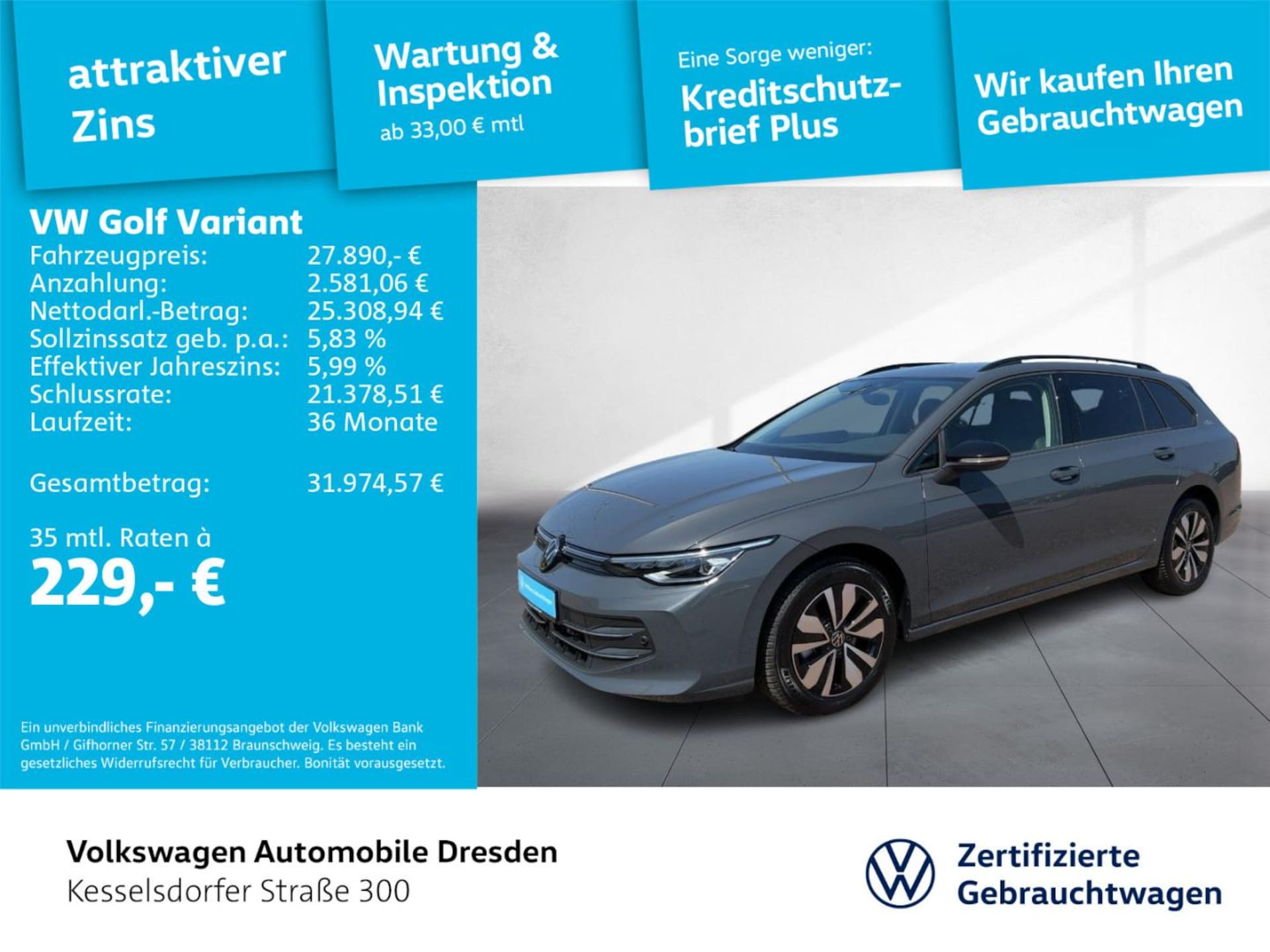 Volkswagen Golf Variant Goal