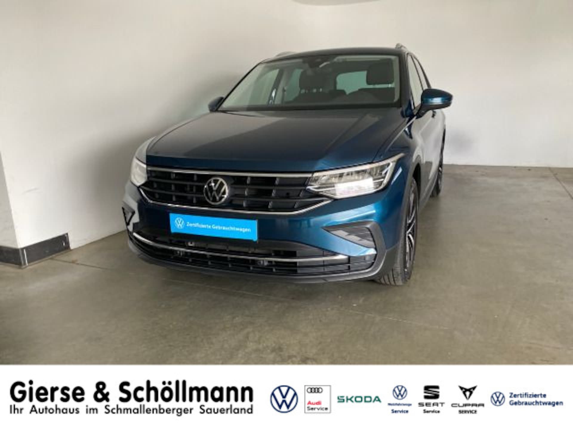 Volkswagen Tiguan 2021 — Tiguan United 1.5 TSI AHK+NAVI+LED+KAMERA