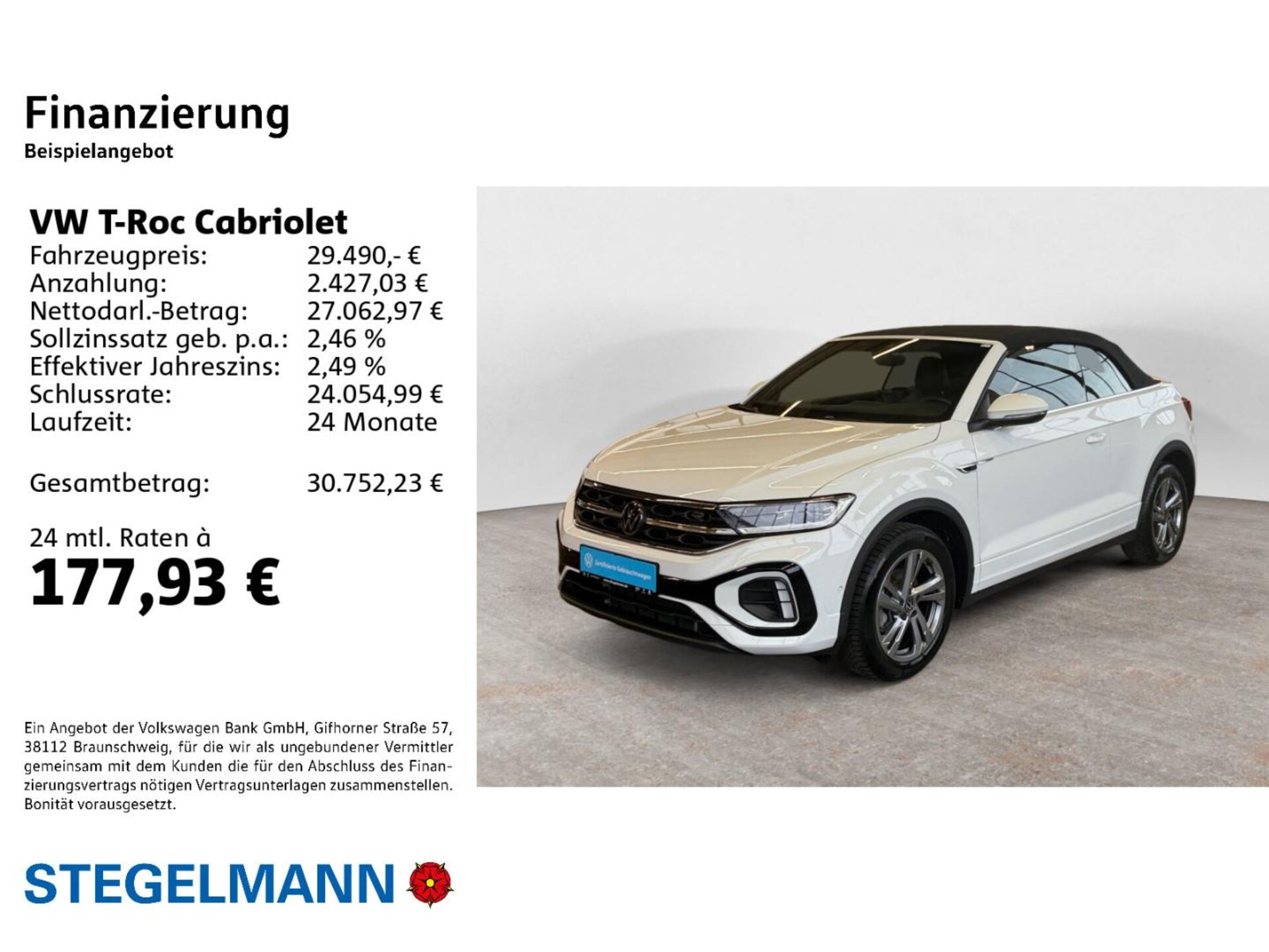 Volkswagen T-Roc Cabriolet R-Line
