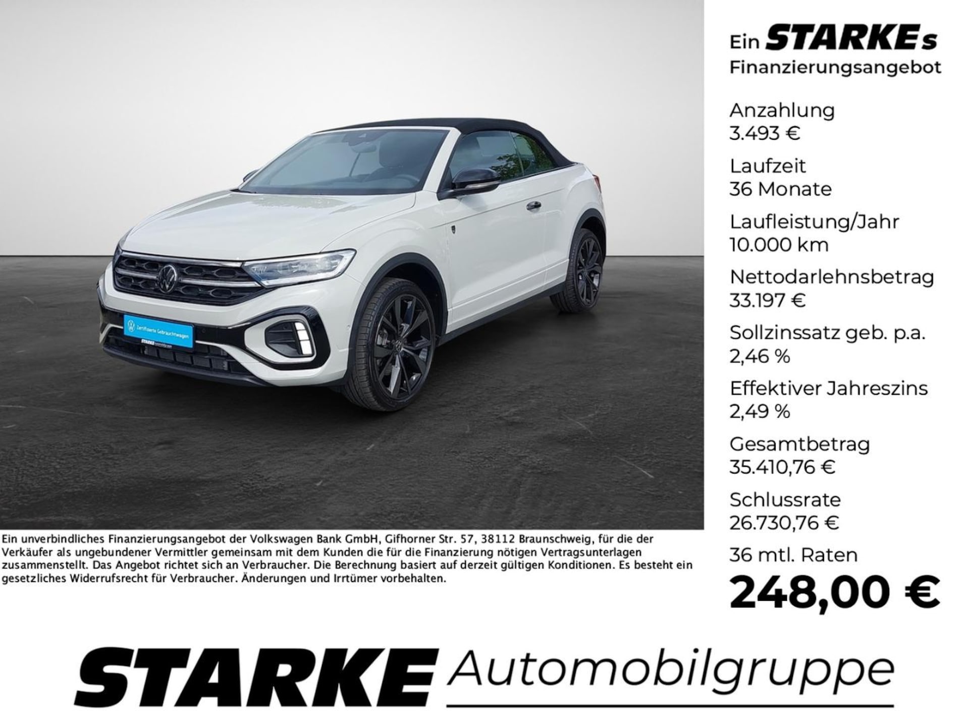 Volkswagen T-Roc Cabriolet R-Line