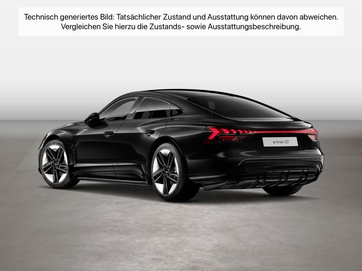 Bild über Audi e-tron GT e-tron quattro - für weitere Informationen kontaktieren Sie den Audi Partner