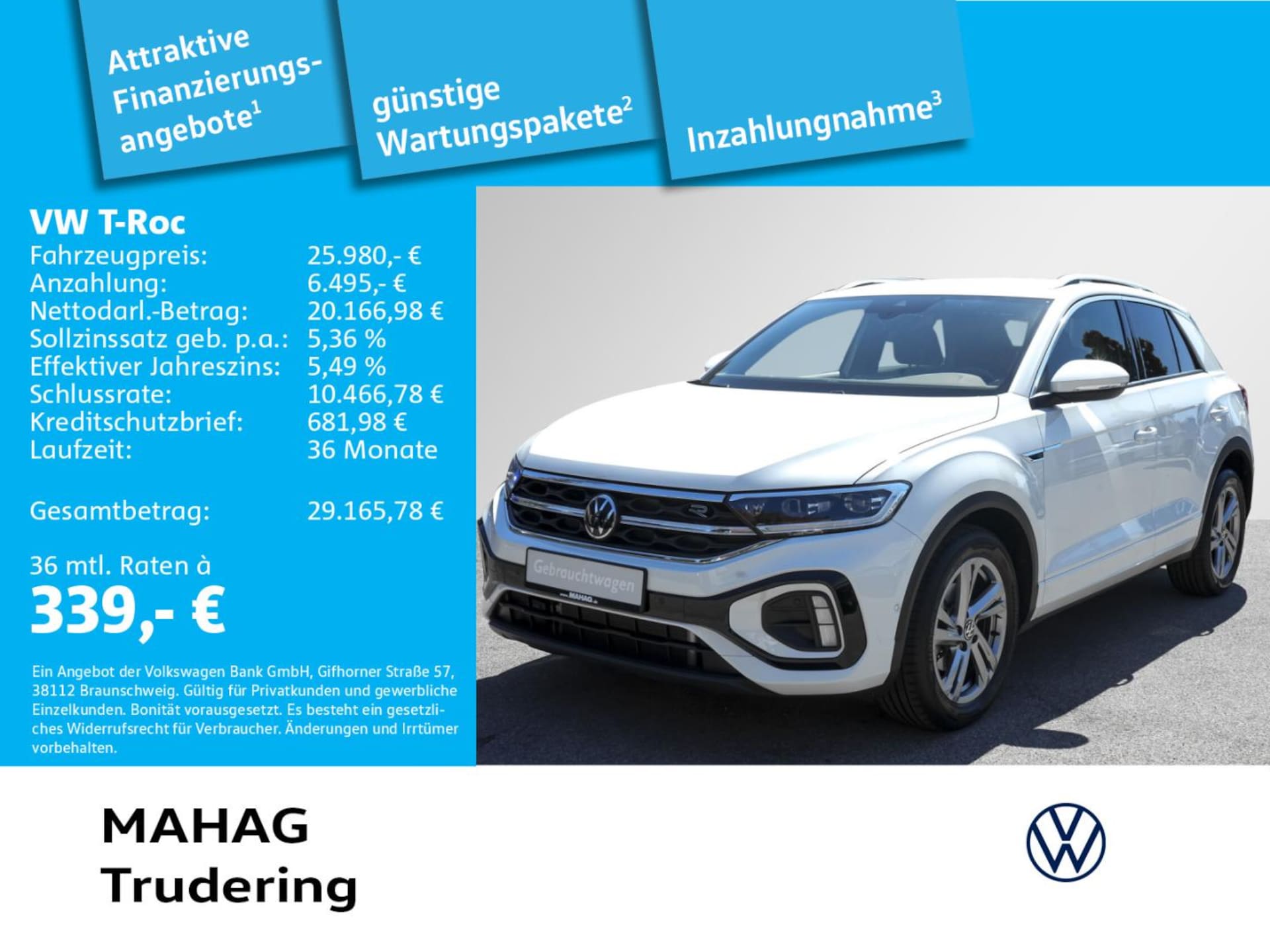 Volkswagen T-Roc R-Line