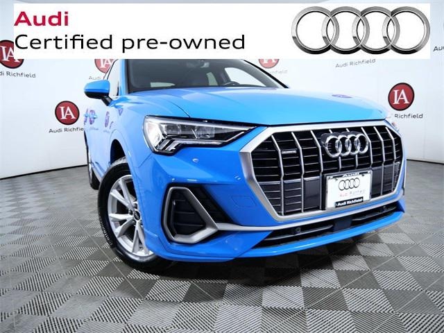Used 2021 Audi Q3 S Line Premium Plus with VIN WA1EECF33M1073707 for sale in Richfield, Minnesota