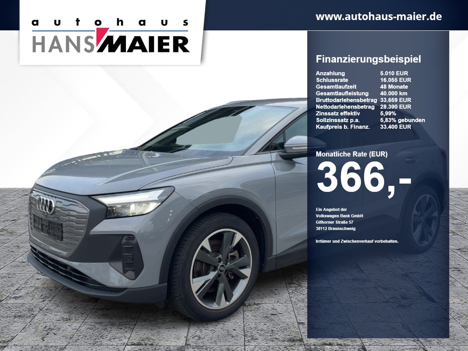 Audi Q4 e-tron 2023