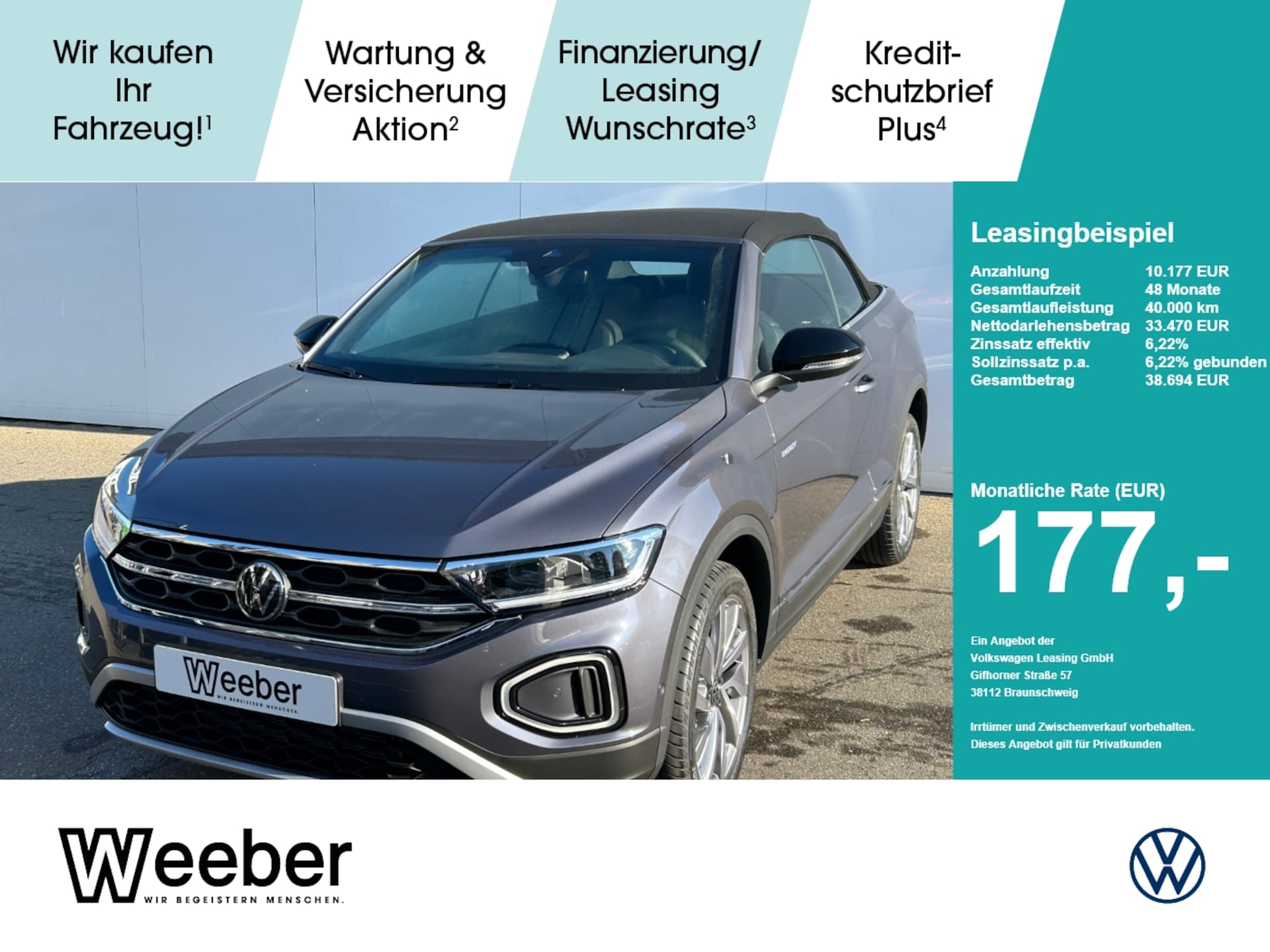 Volkswagen T-Roc Cabriolet ENERGY