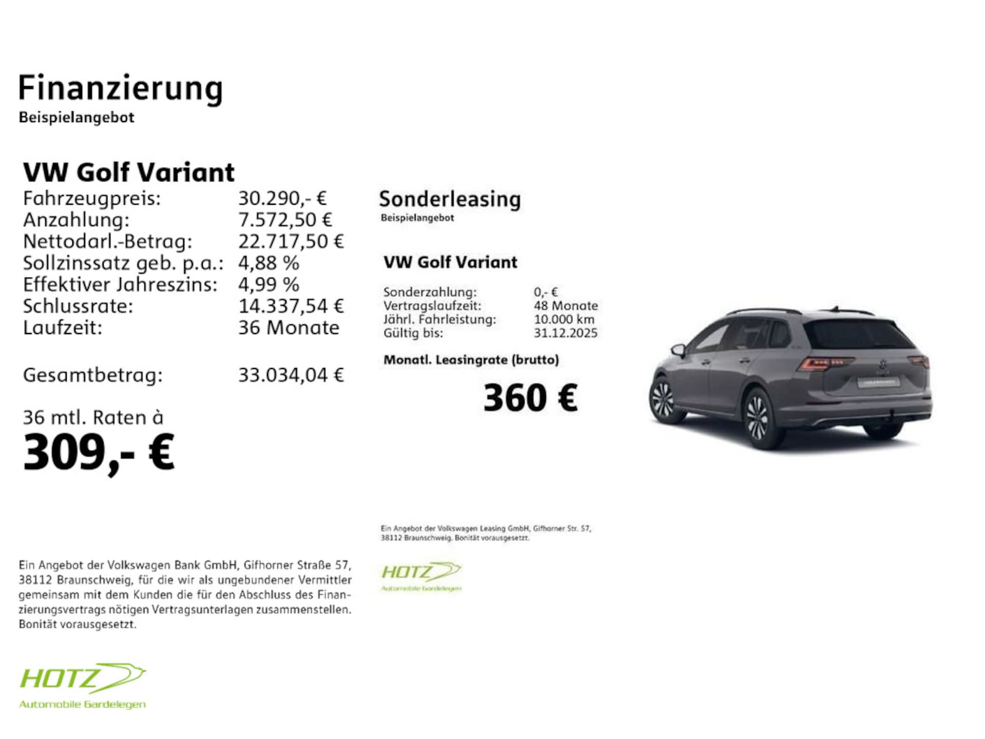 Volkswagen Golf Variant Goal