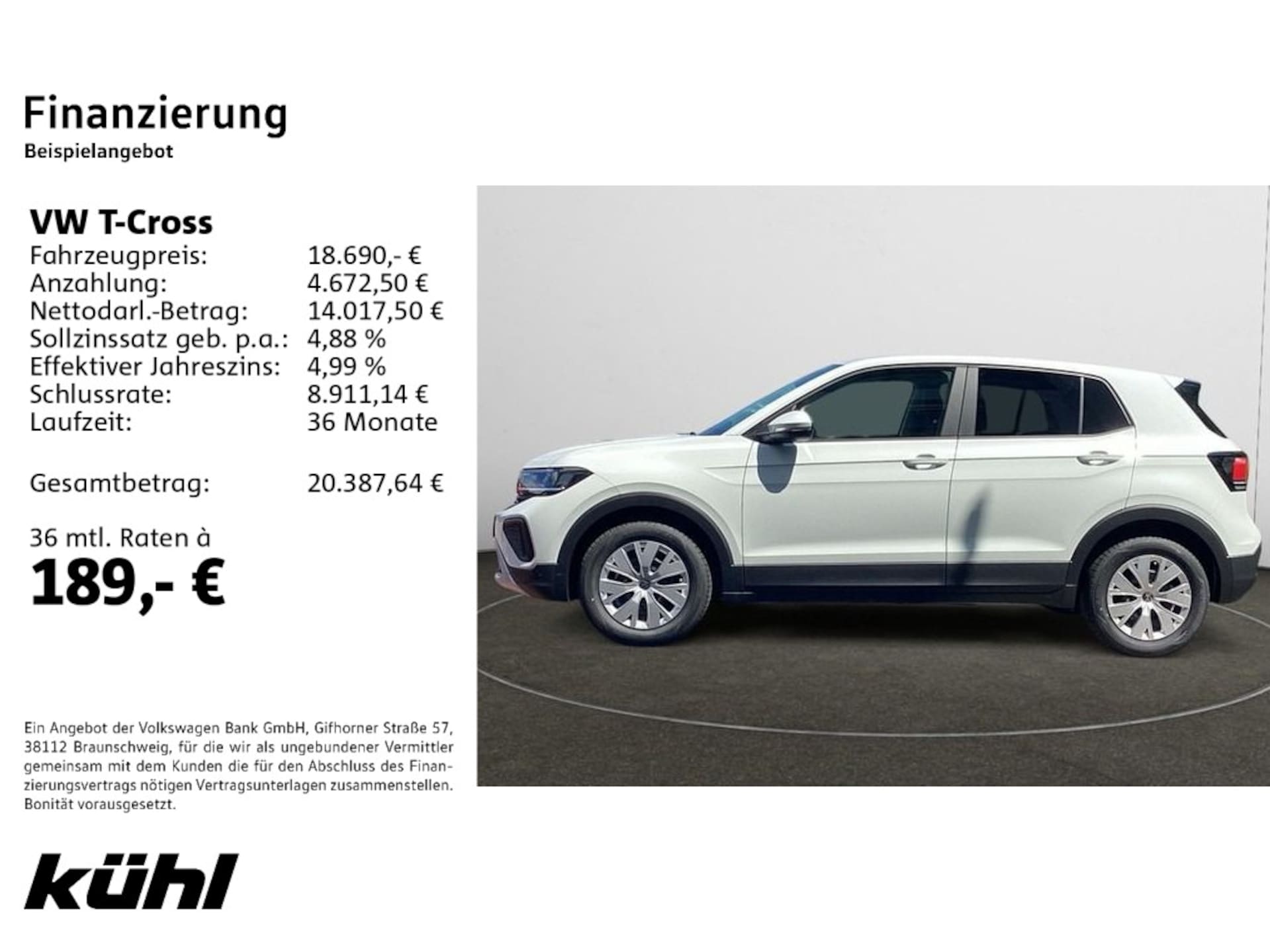 Volkswagen T-Cross Basis-Modell