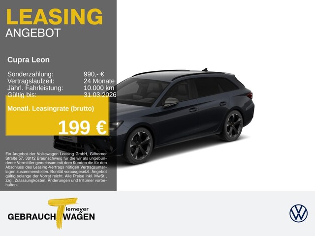 CUPRA Leon Sportstourer 1.5 eTSI DSG SIDE-ASSIST SUPERSPORT KAMERA eKLAPPE (SR064143)